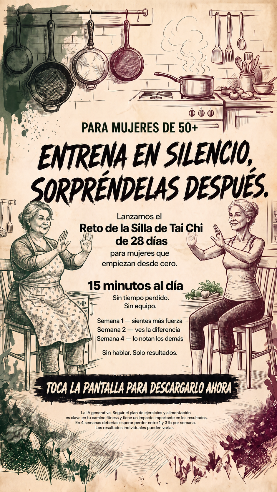 Lori Fitness Facebook ad: Siéntete más fuerte y con más energía con…