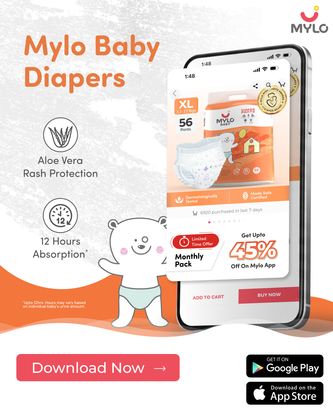 Mylo - Pregnancy & Baby App Facebook ad