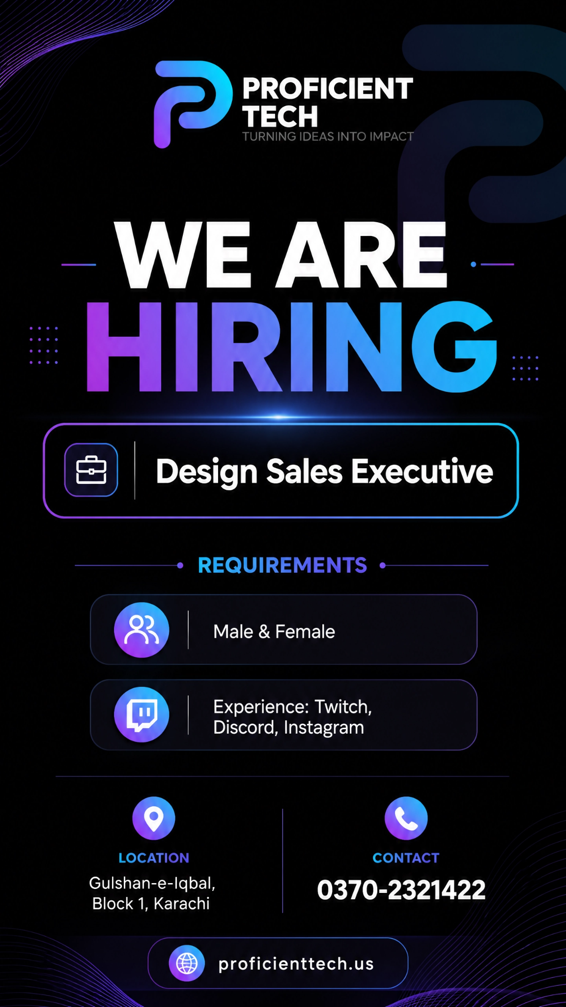 Proficient Tech Facebook ad from Jun 30, 2026