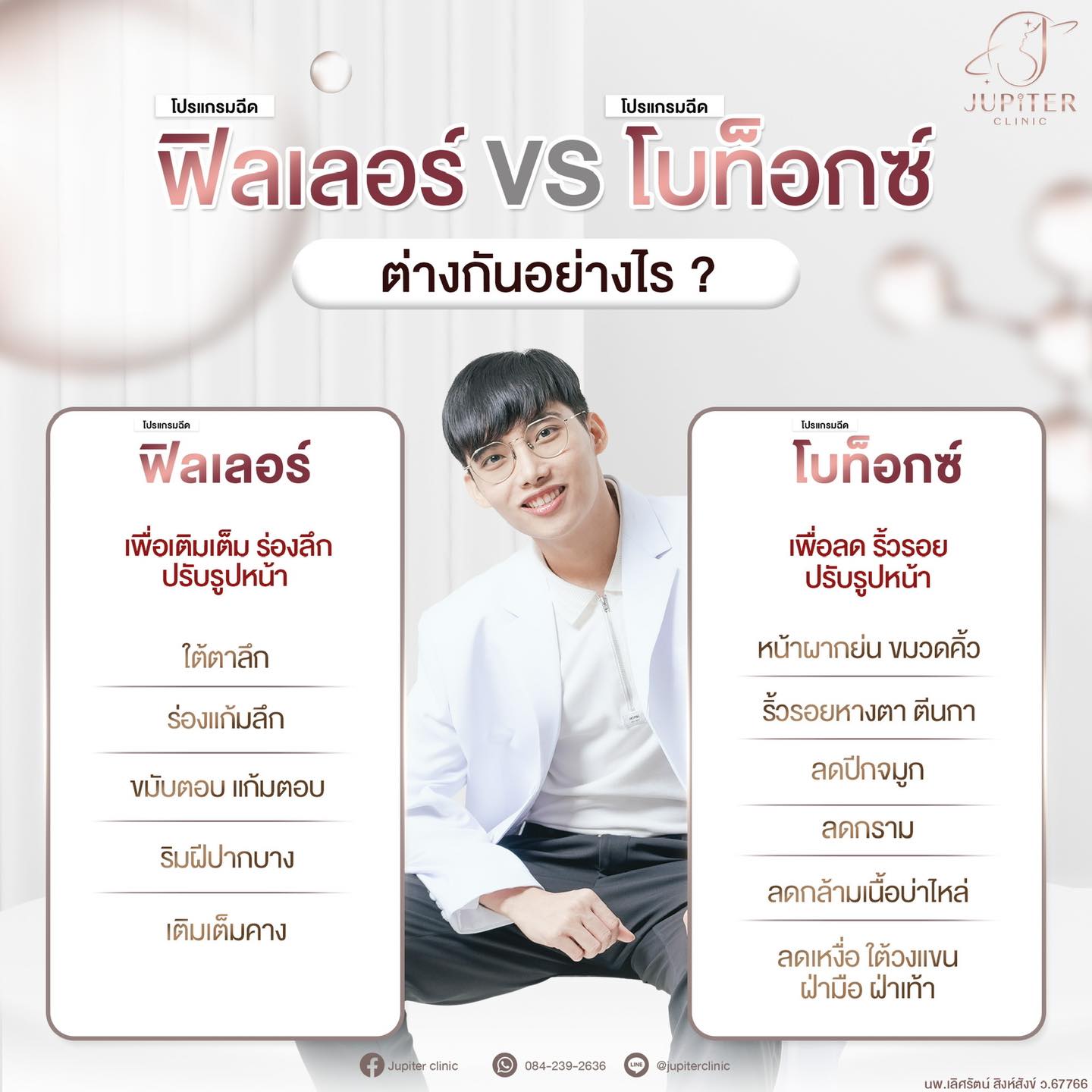 Jupiter clinic คลินิกความงามนางรอง บุรีรัมย์ Facebook ad