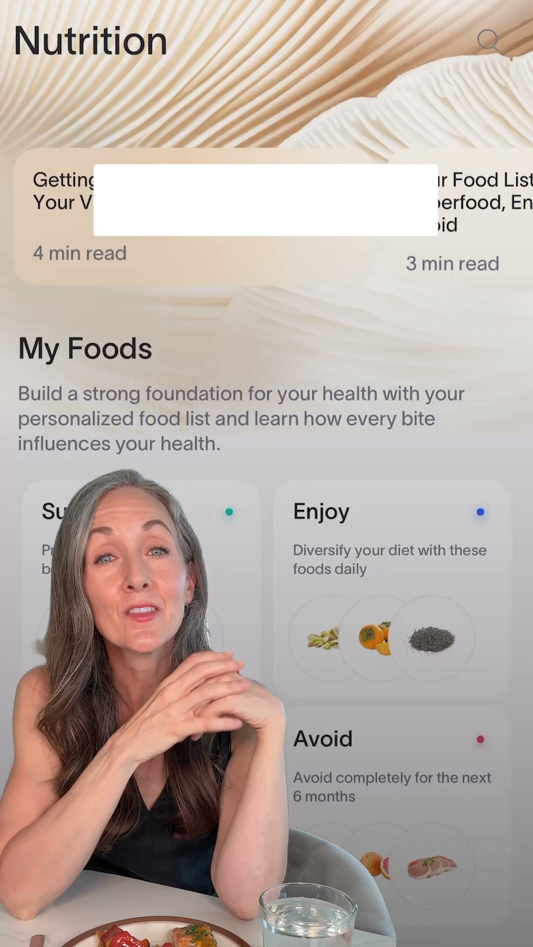 Viome Facebook ad: Discover Your Personalized Food List
