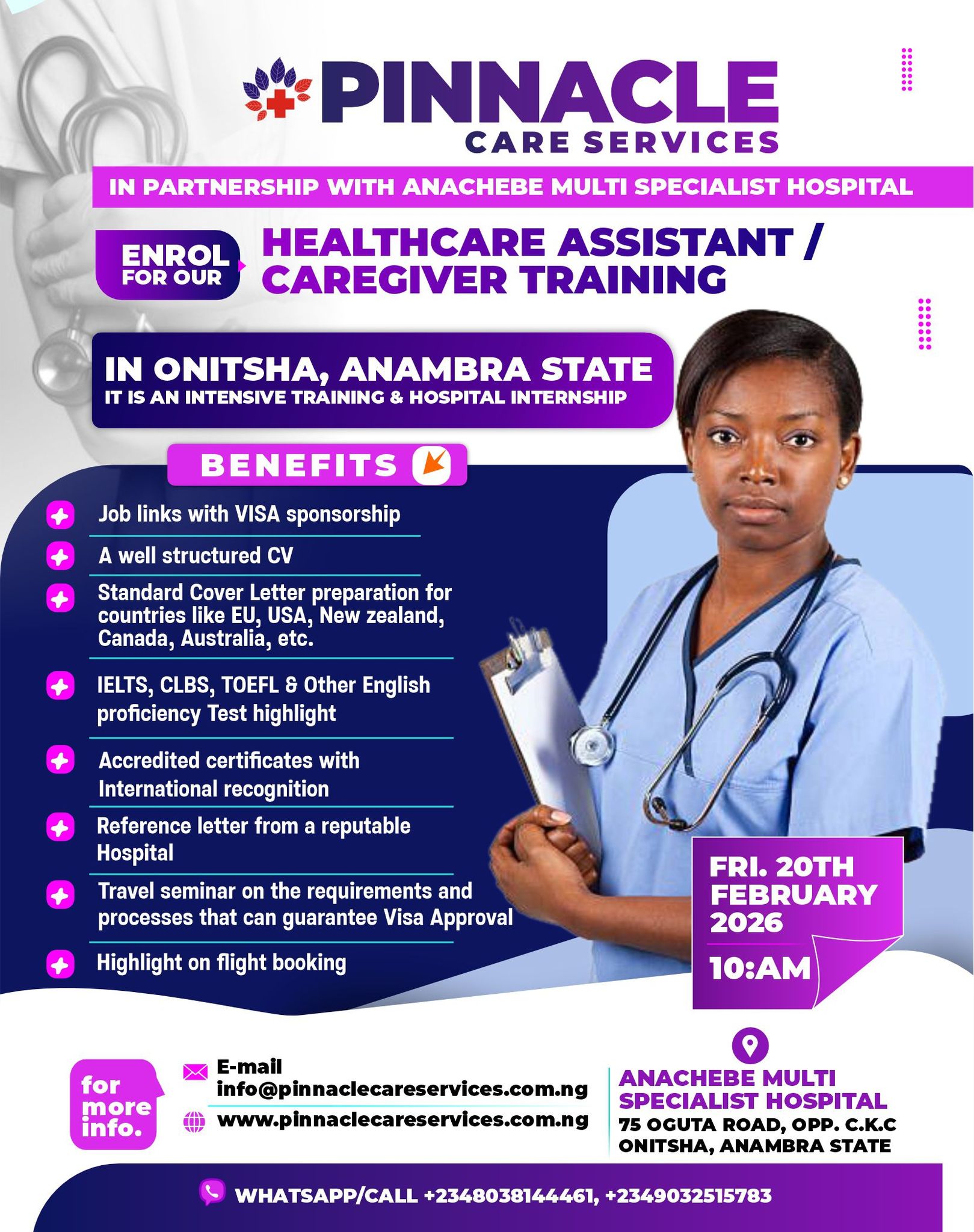 Pinnacle Care Services Facebook ad