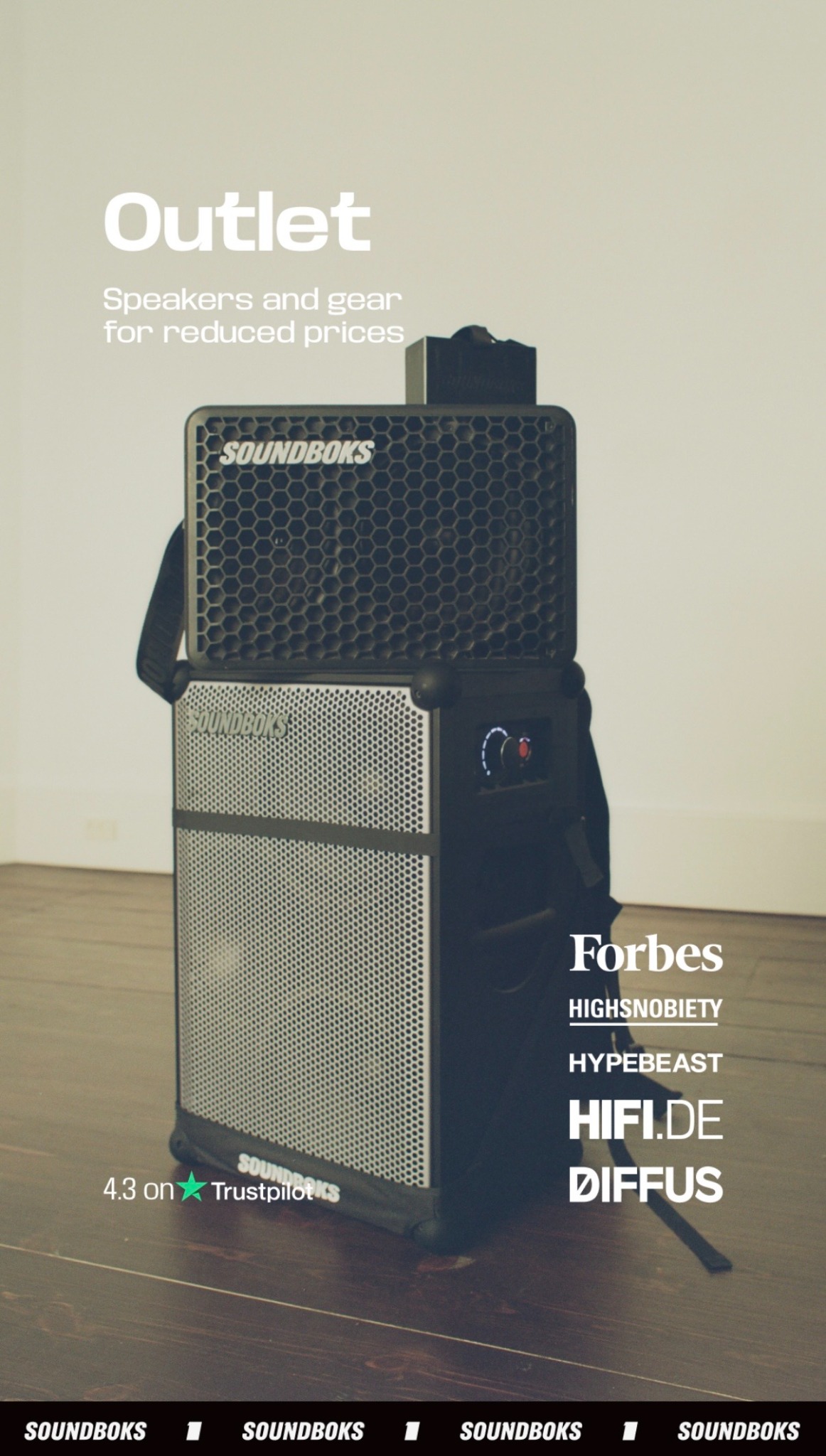 SOUNDBOKS Facebook ad from Aug 13, 2026