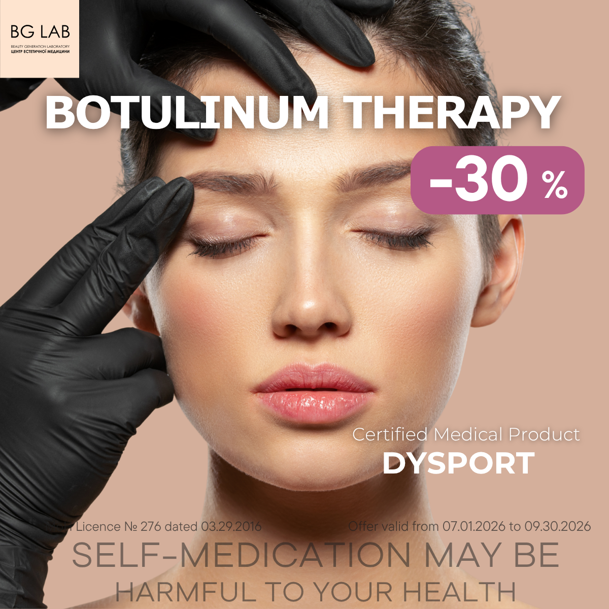 BG LAB Facebook ad: Chat with us