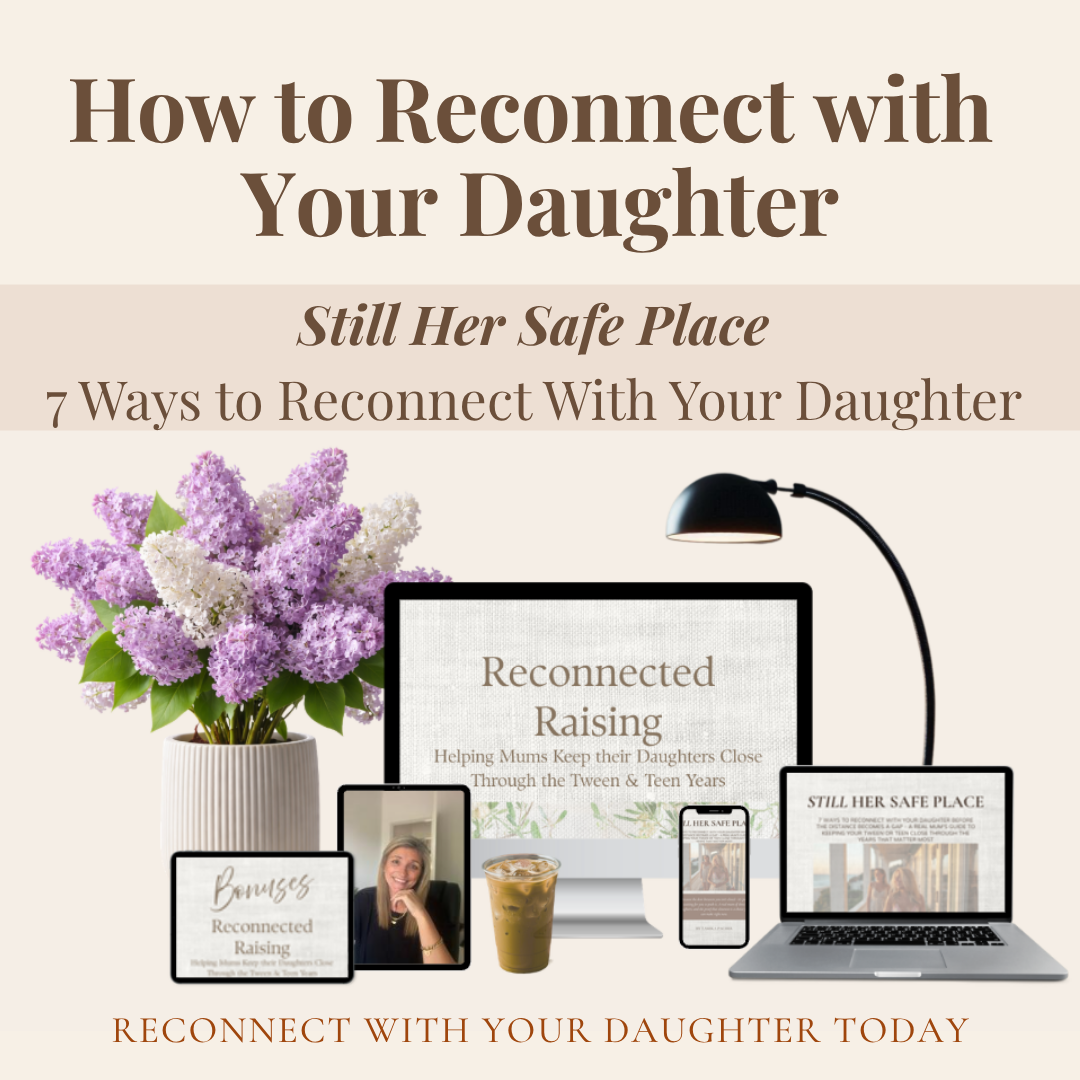 Reconnected Raising Facebook ad: She's not pulling away. She's waiting to see if you'll…