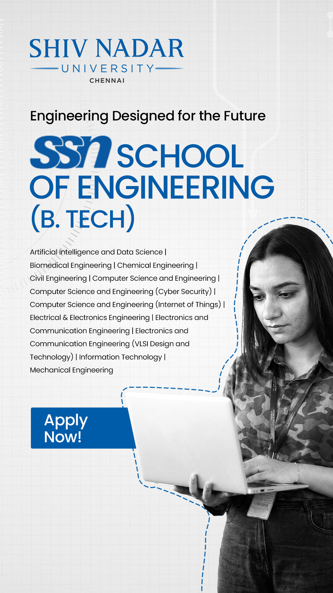 Shiv Nadar University Chennai Facebook ad from Feb 9, 2026