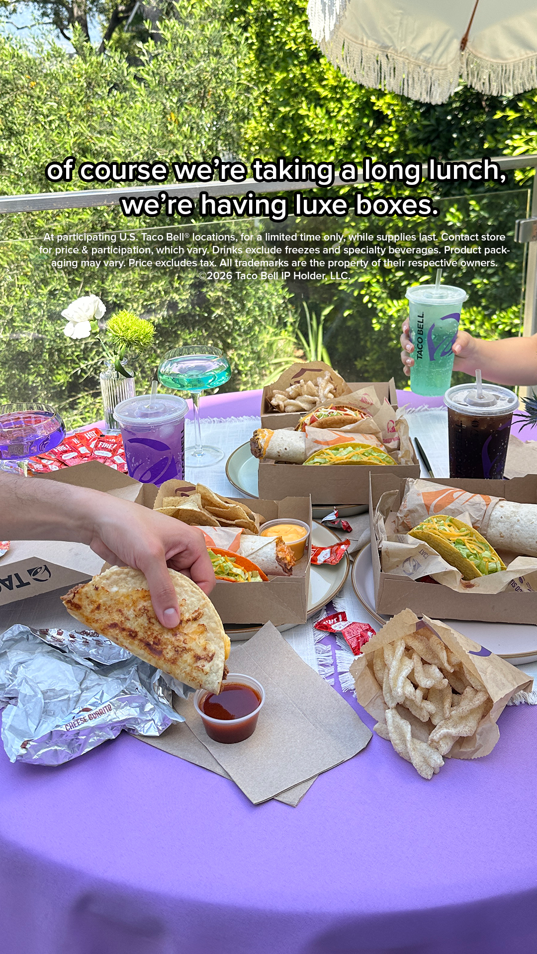 Taco Bell Facebook ad