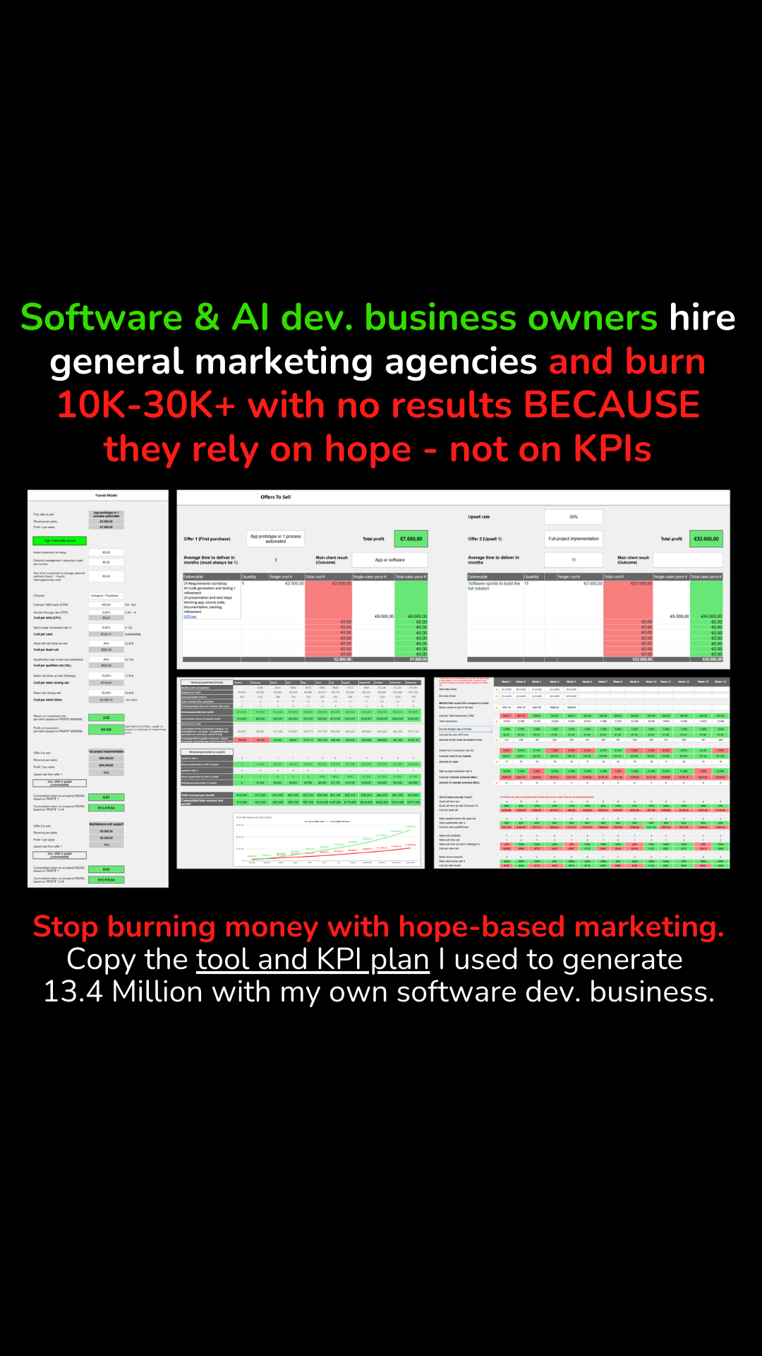 Flash Hub Facebook ad: Software- or AI Dev. Business Owner?