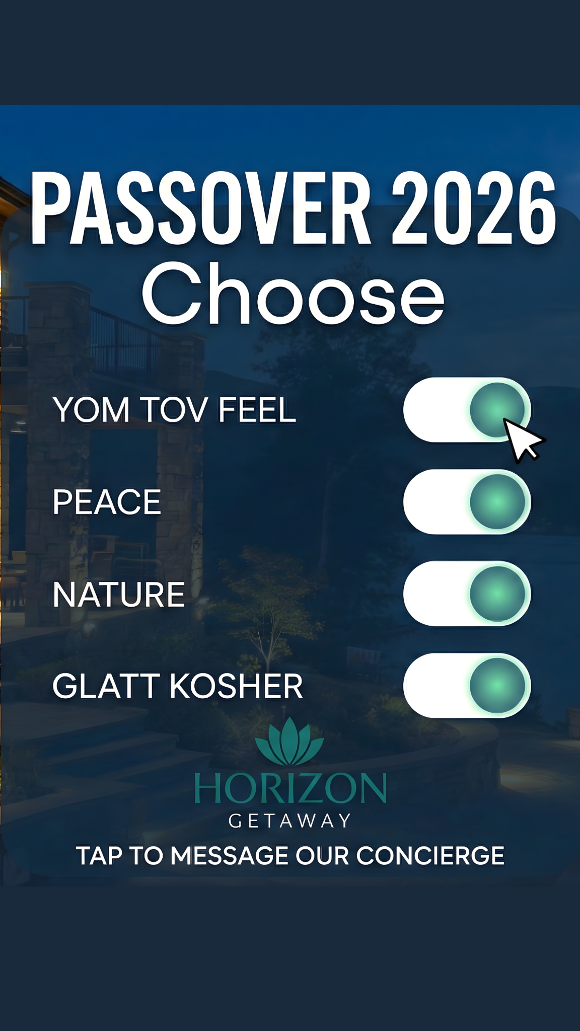 Horizon Getaway Facebook ad