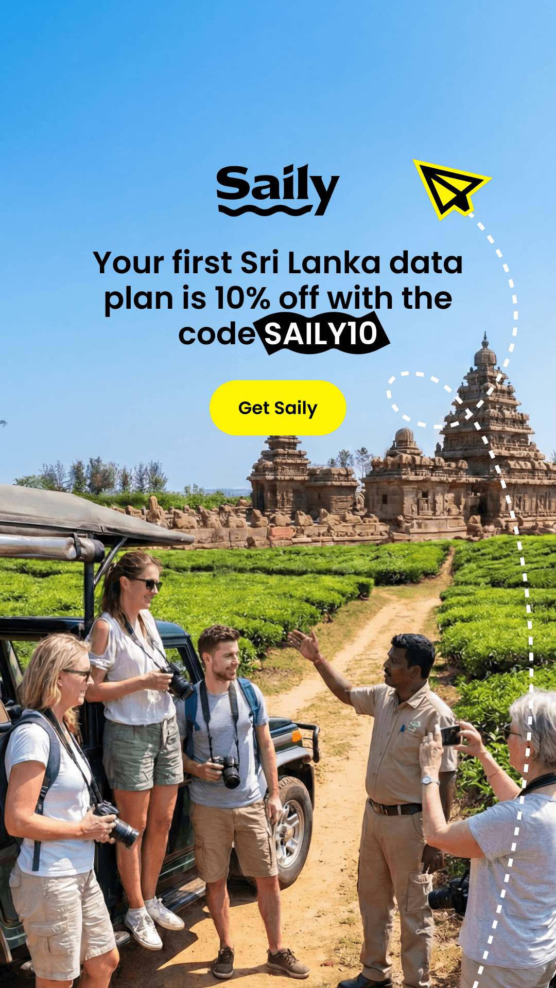 Saily Facebook ad