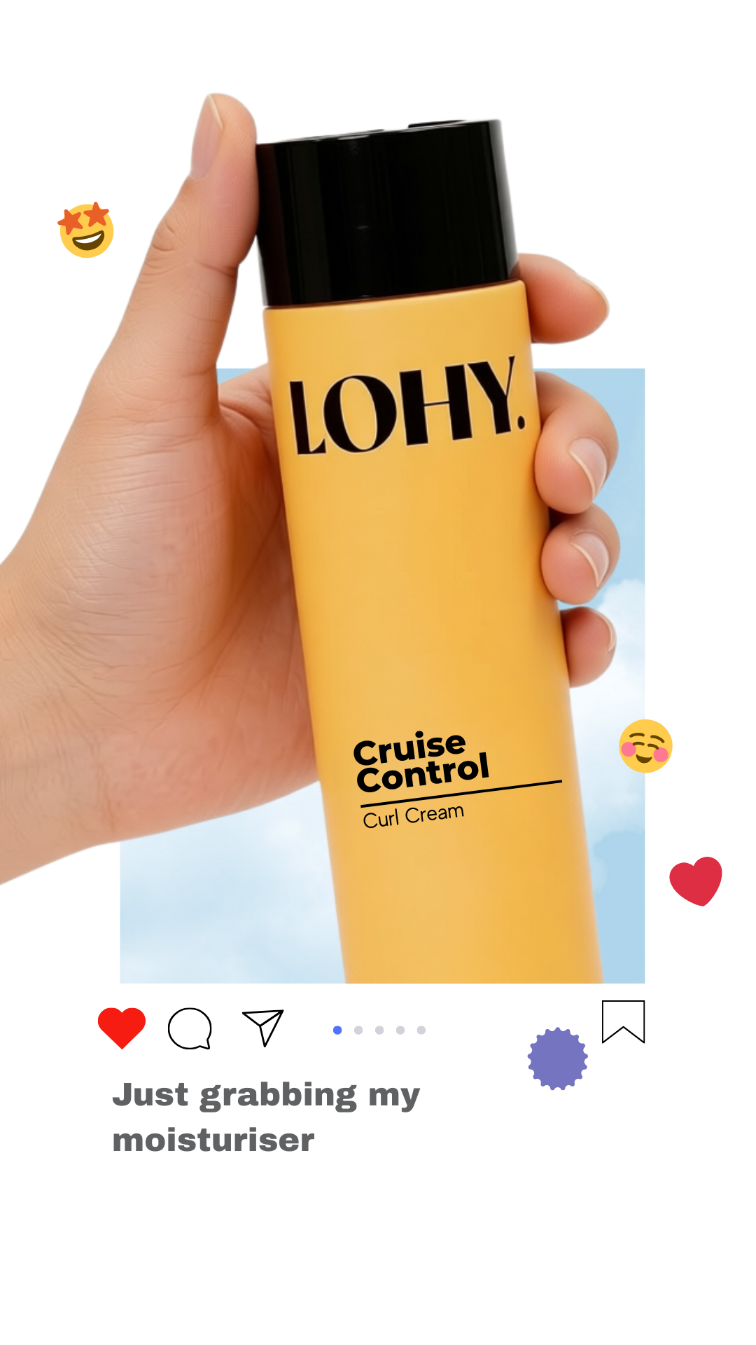 LOHY. Curls Facebook ad