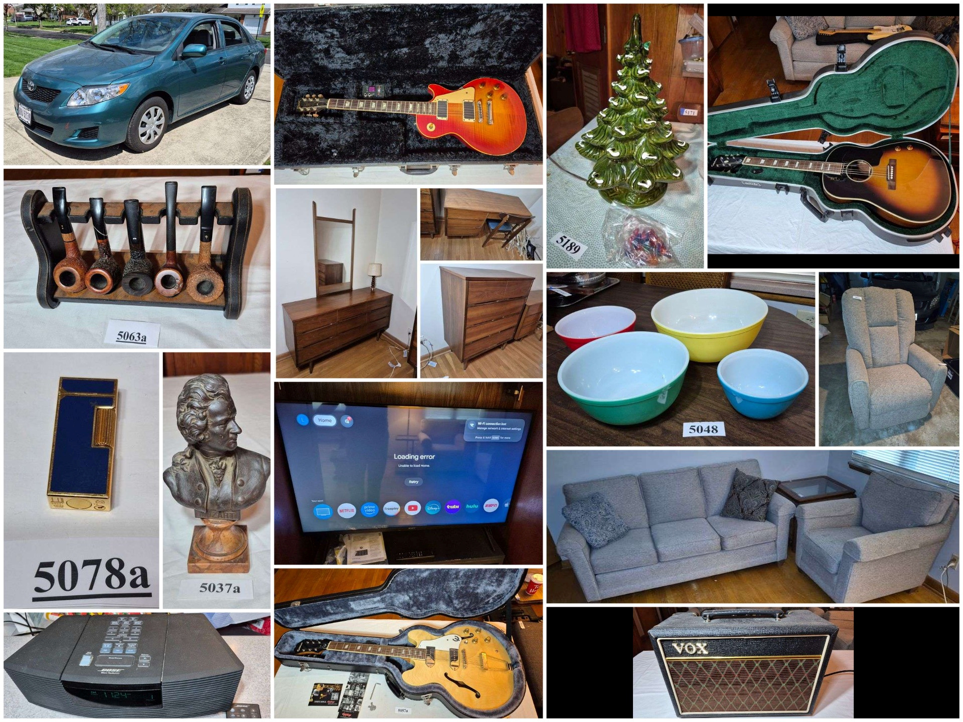 Mark Van Hook, Auctioneer Facebook ad: Online Auction in Upper Arlington