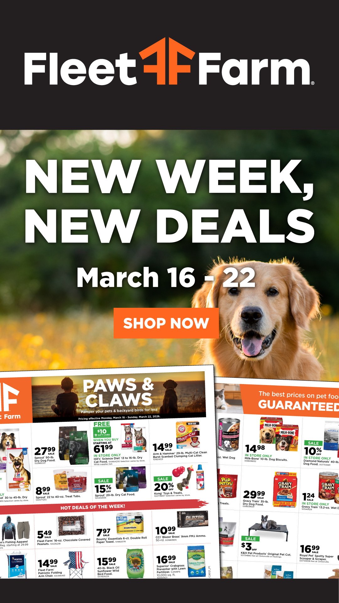 Fleet Farm Facebook ad