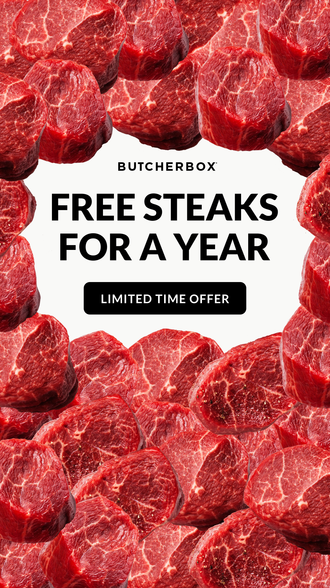 ButcherBox Facebook ad