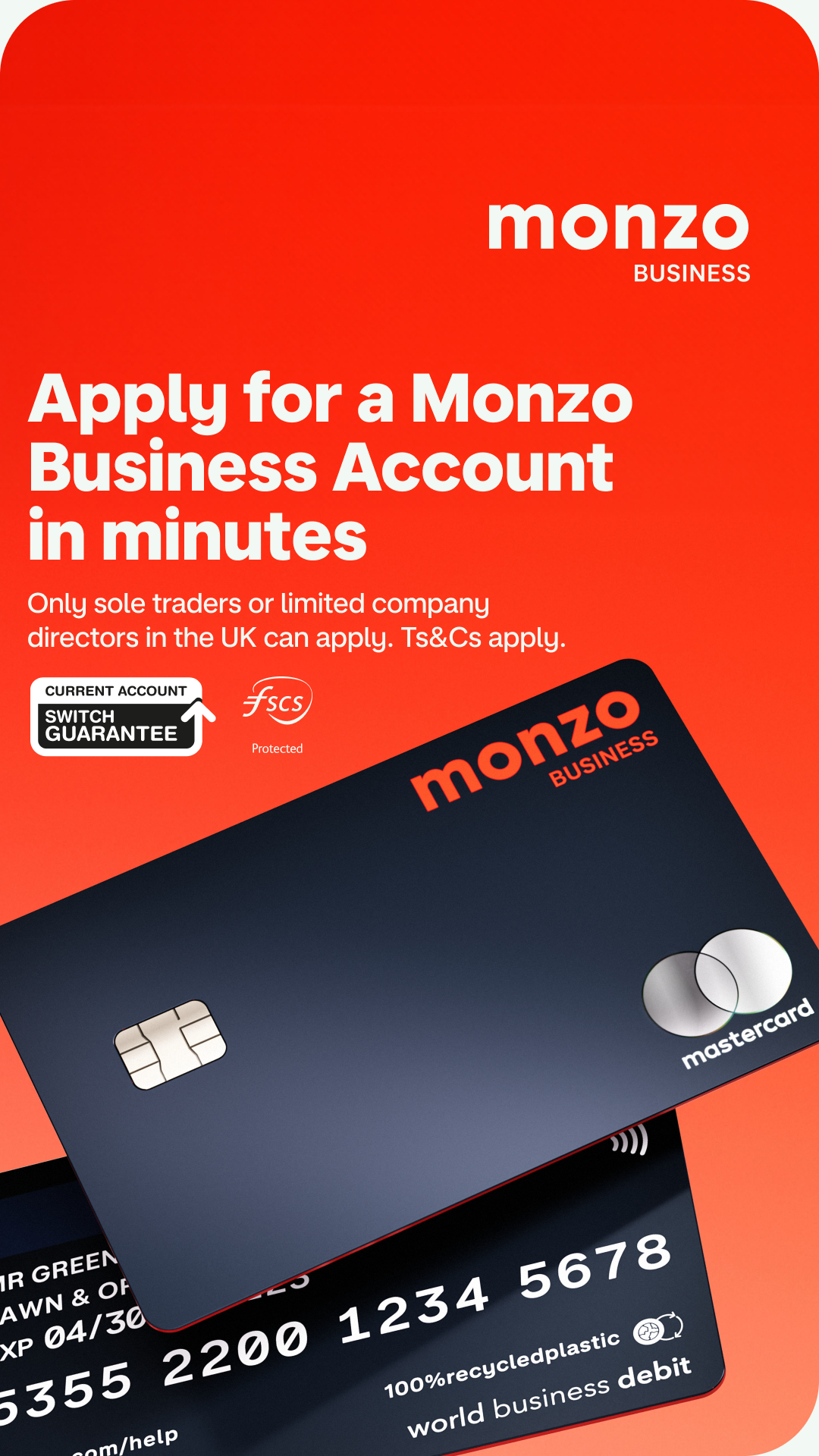 Monzo Facebook ad