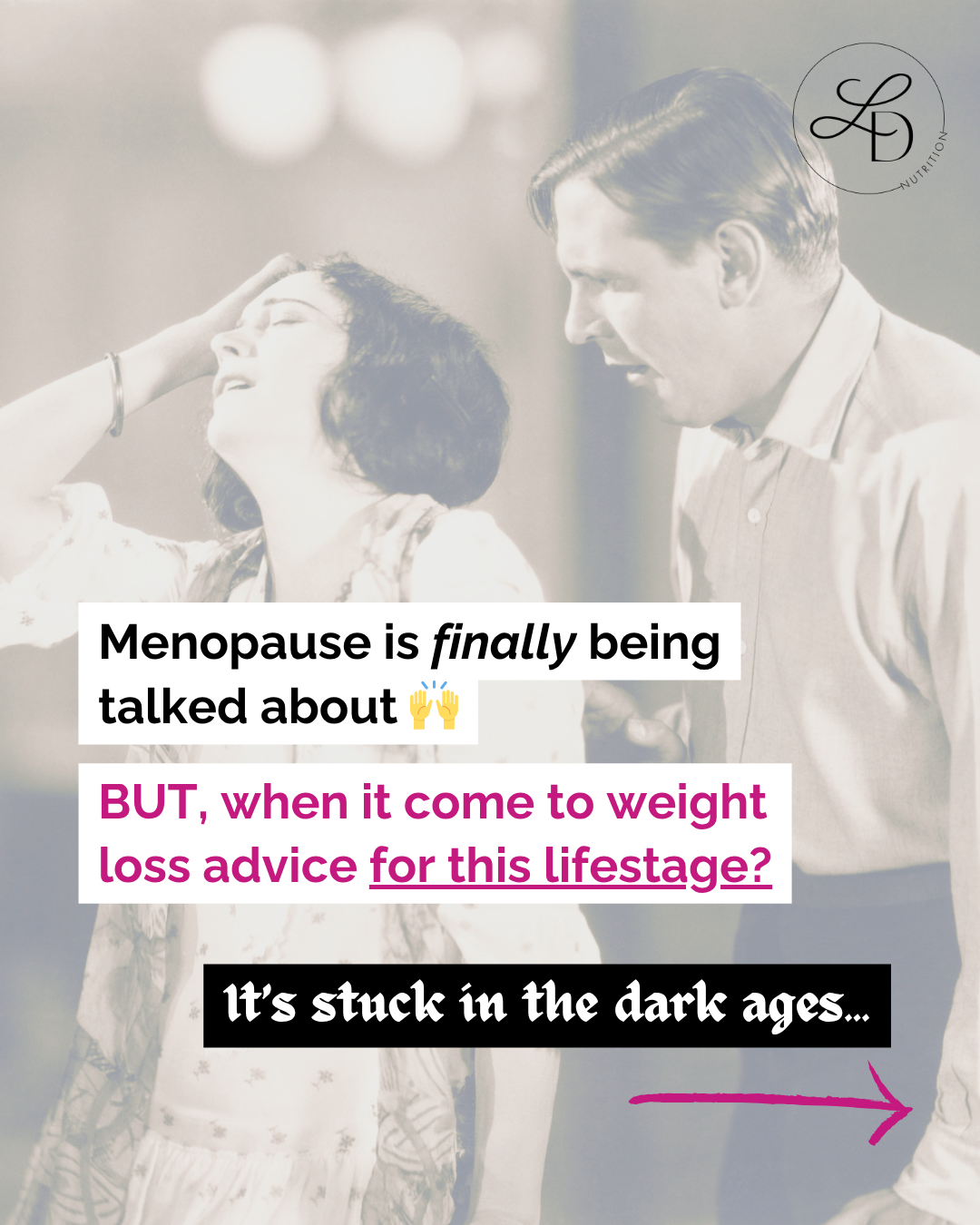 Louise Digby Nutrition Facebook ad: The truth is, midlife weight gain has very…