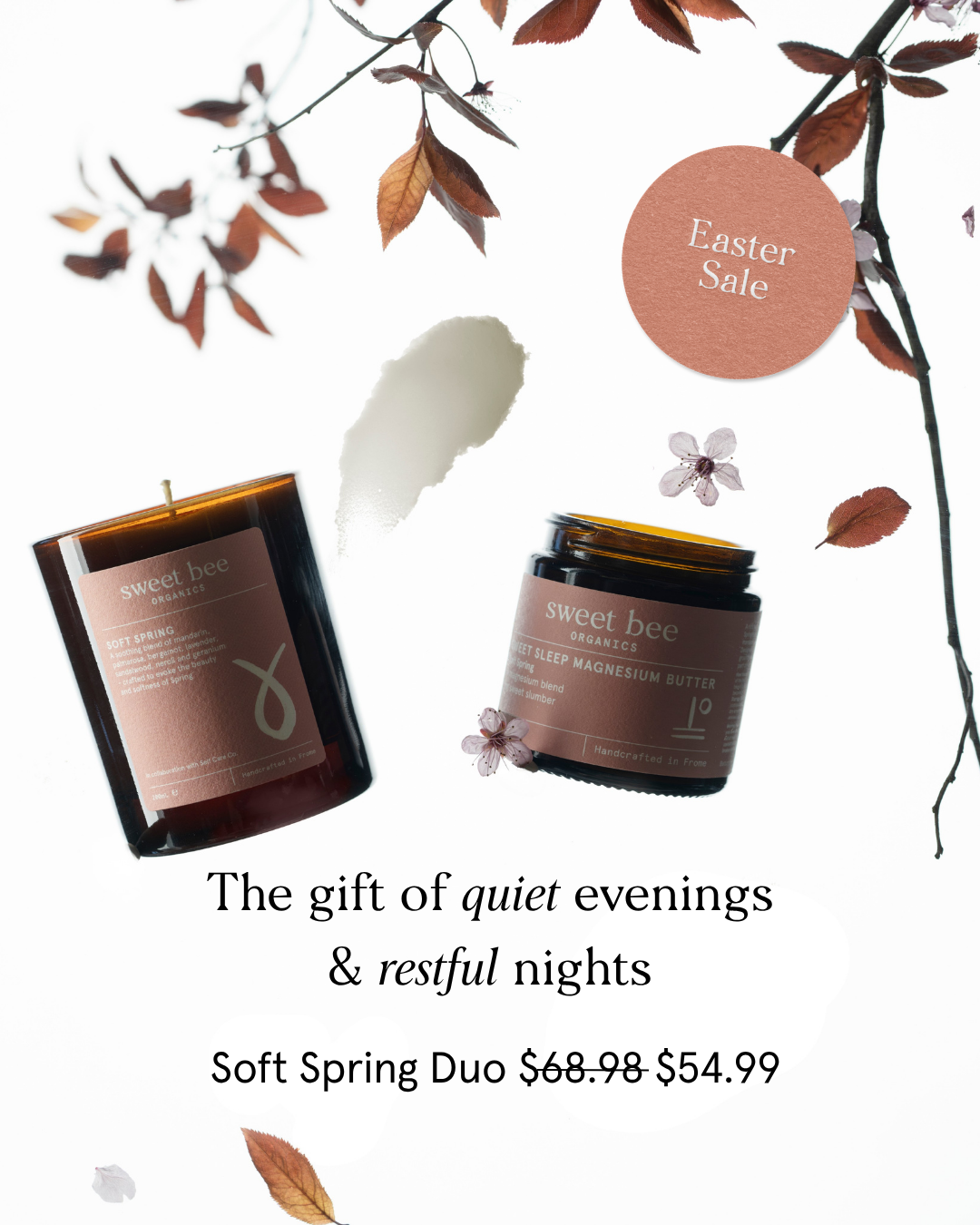 Sweet Bee Organics Facebook ad