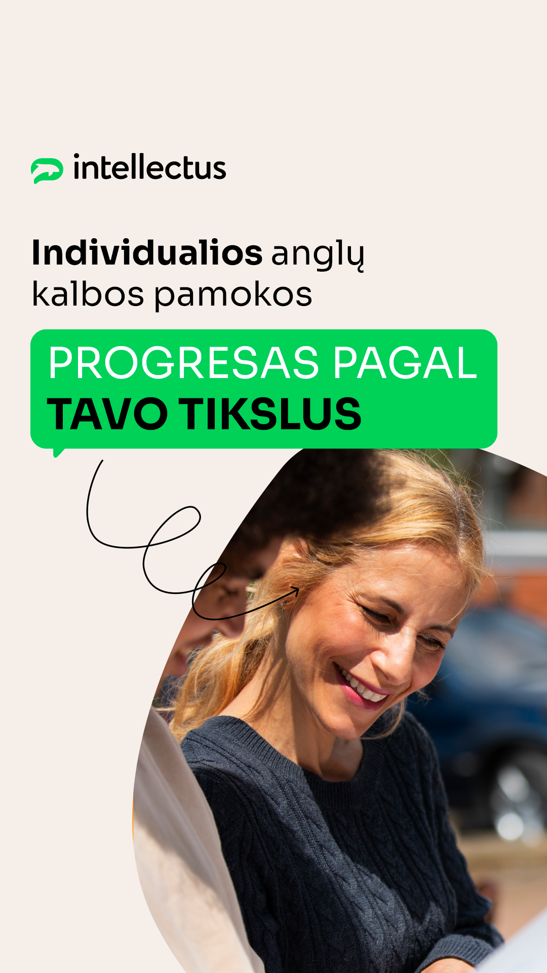 Anglų kalbos mokykla „Intellectus“ Facebook ad