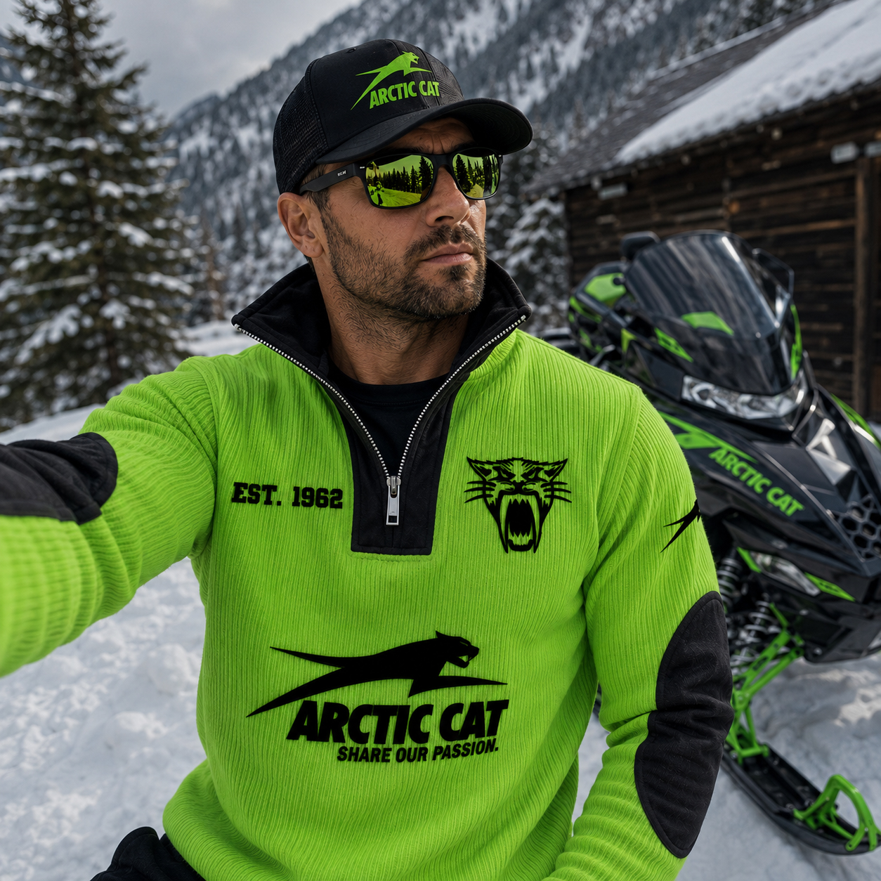 TurboFan Apparel Facebook ad: Built for Arctic Cat Fans