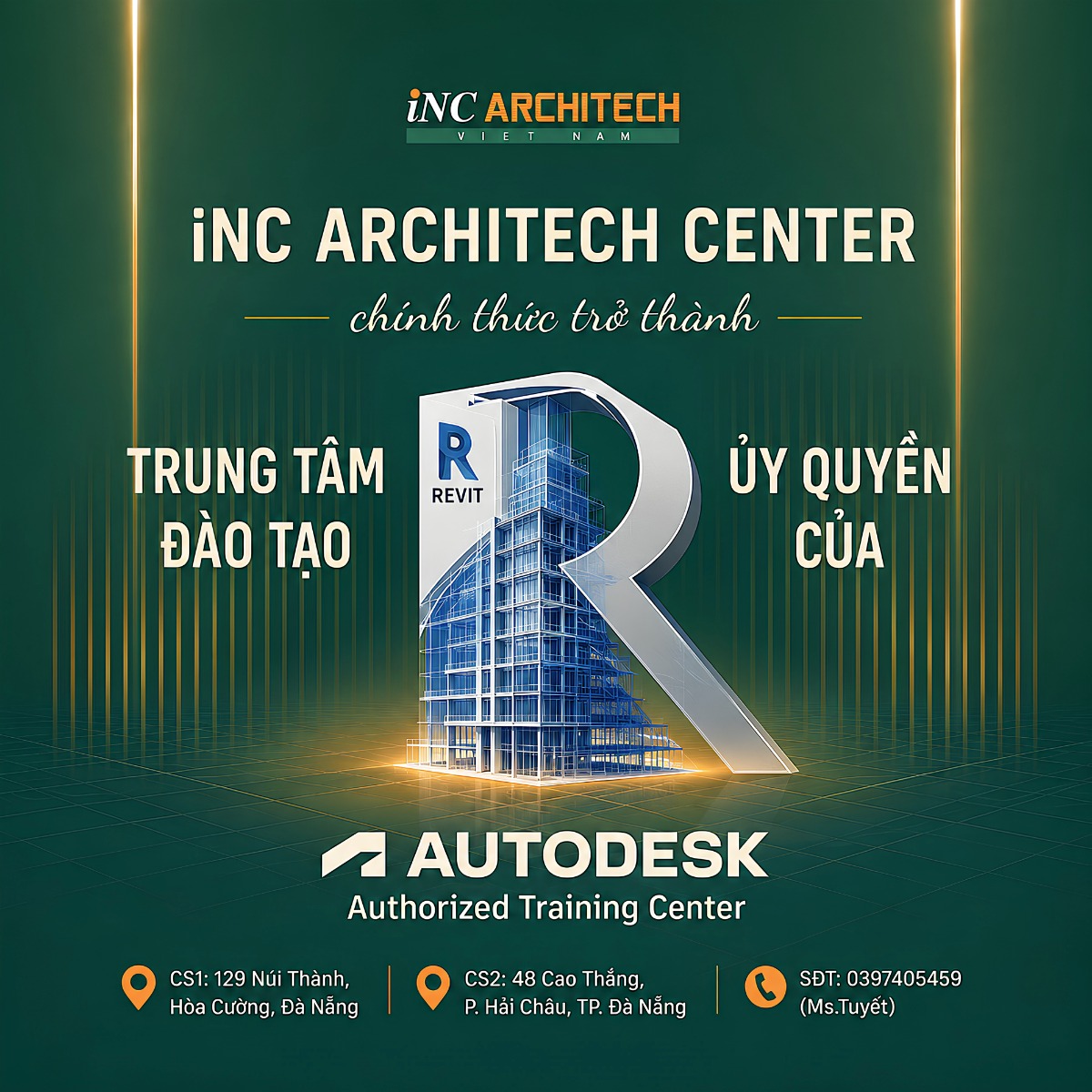 Cộng Đồng Học Revit Đà Nẵng Facebook ad: 𝑰𝑵𝑪 𝑨𝑹𝑪𝑯𝑰𝑻𝑬𝑪𝑯 𝑪𝑬𝑵𝑻𝑬𝑹 𝑪𝒉𝒊́𝒏𝒉…