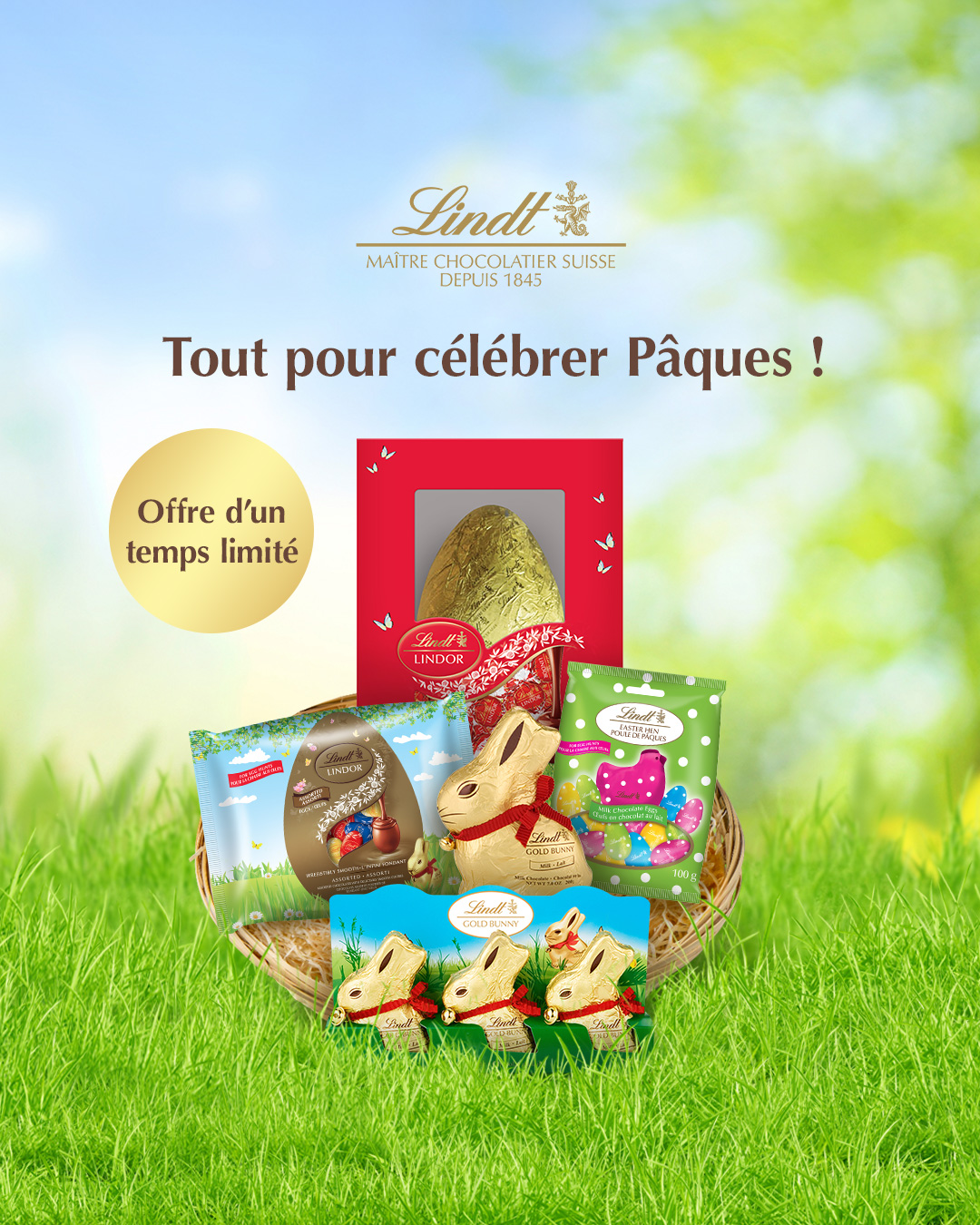 Lindt Facebook ad from Mar 13, 2026