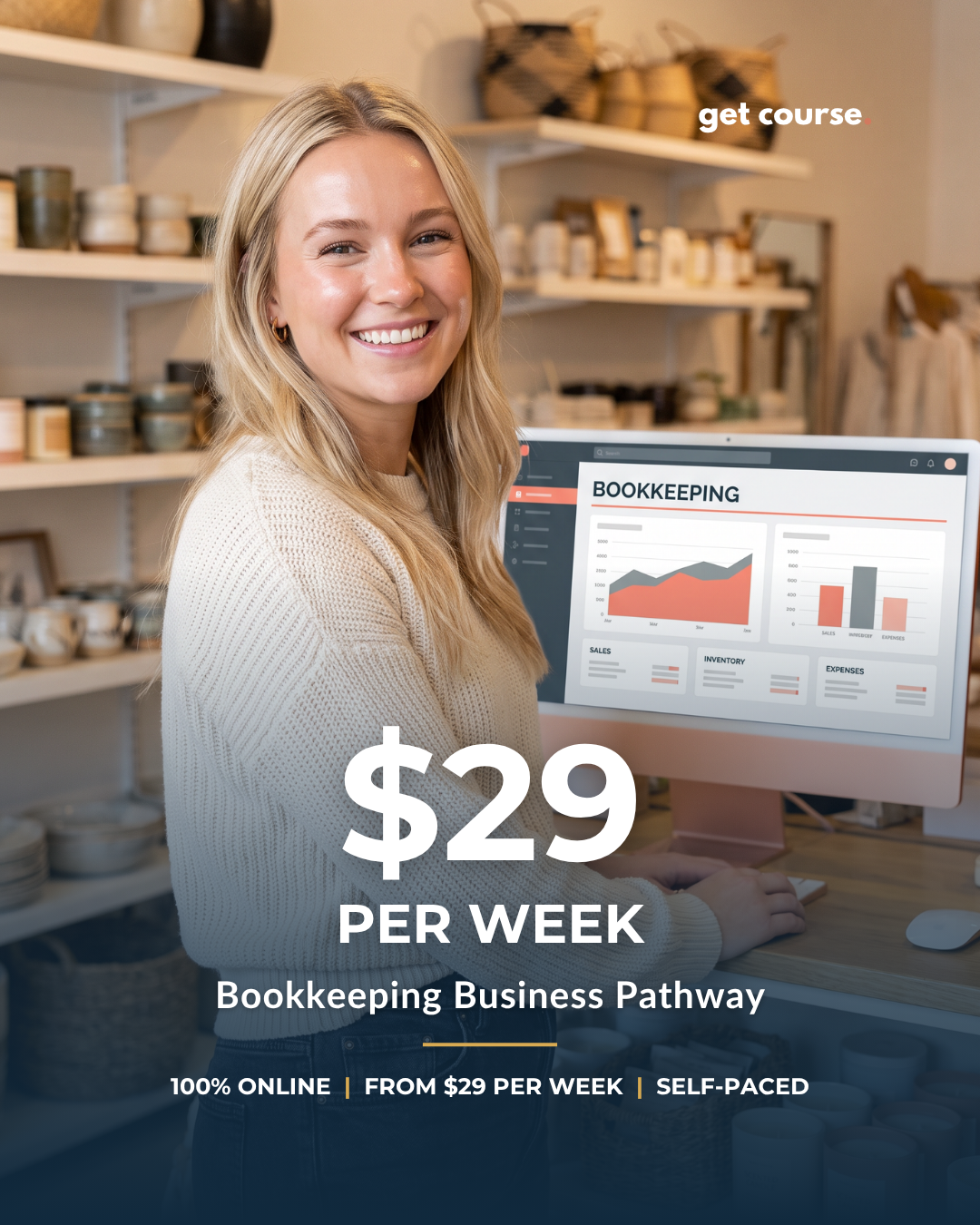 Get Course Co Facebook ad