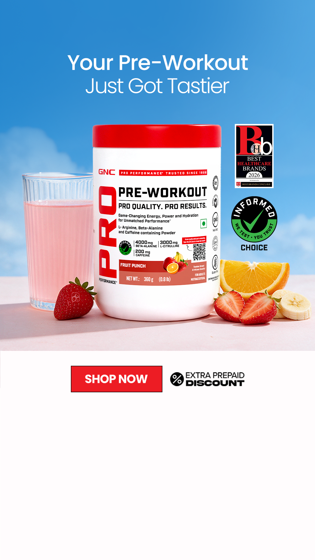 Guardian GNC Facebook ad: Boost Energy & Endurance