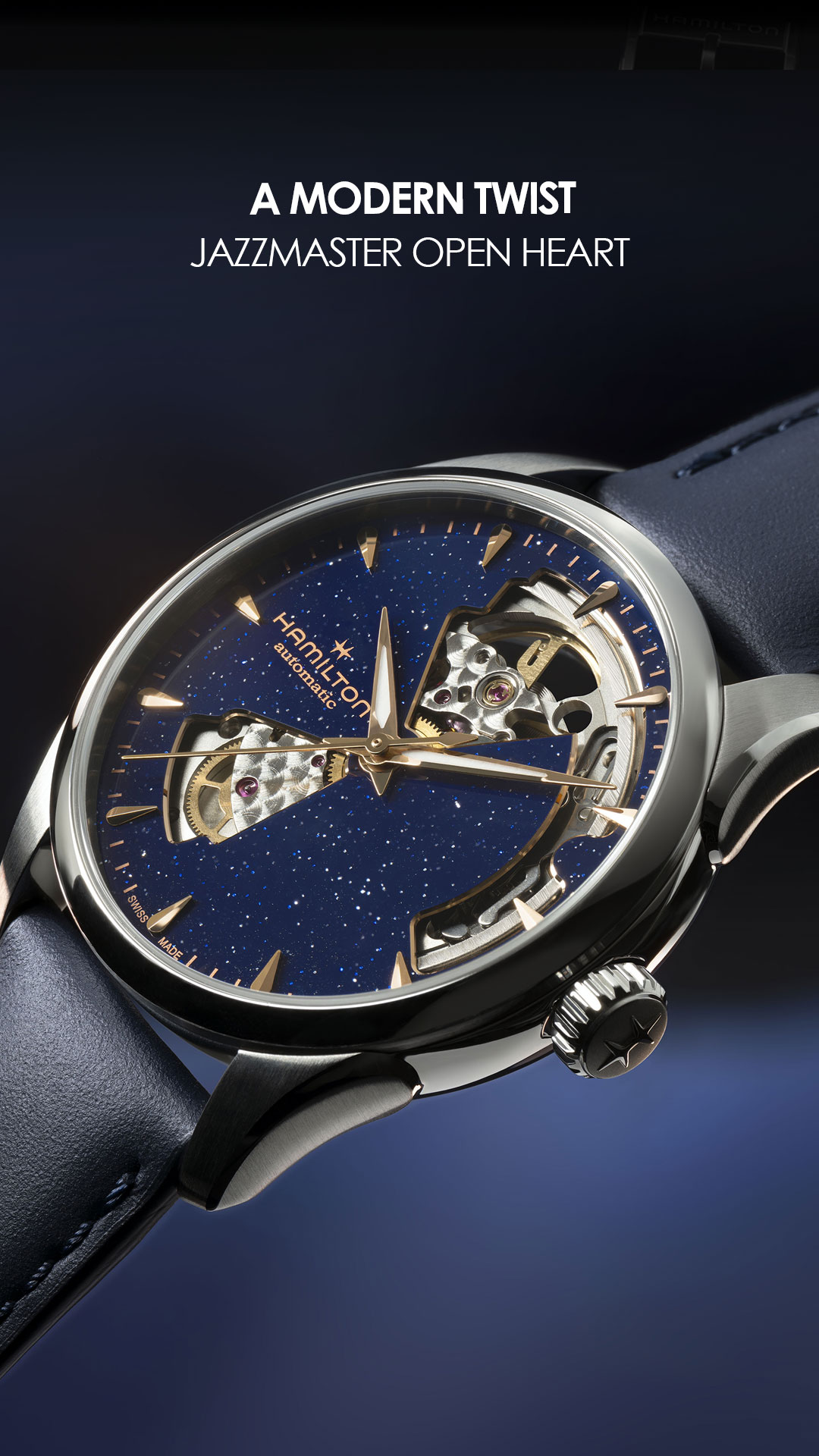 Hamilton Watch ad creative