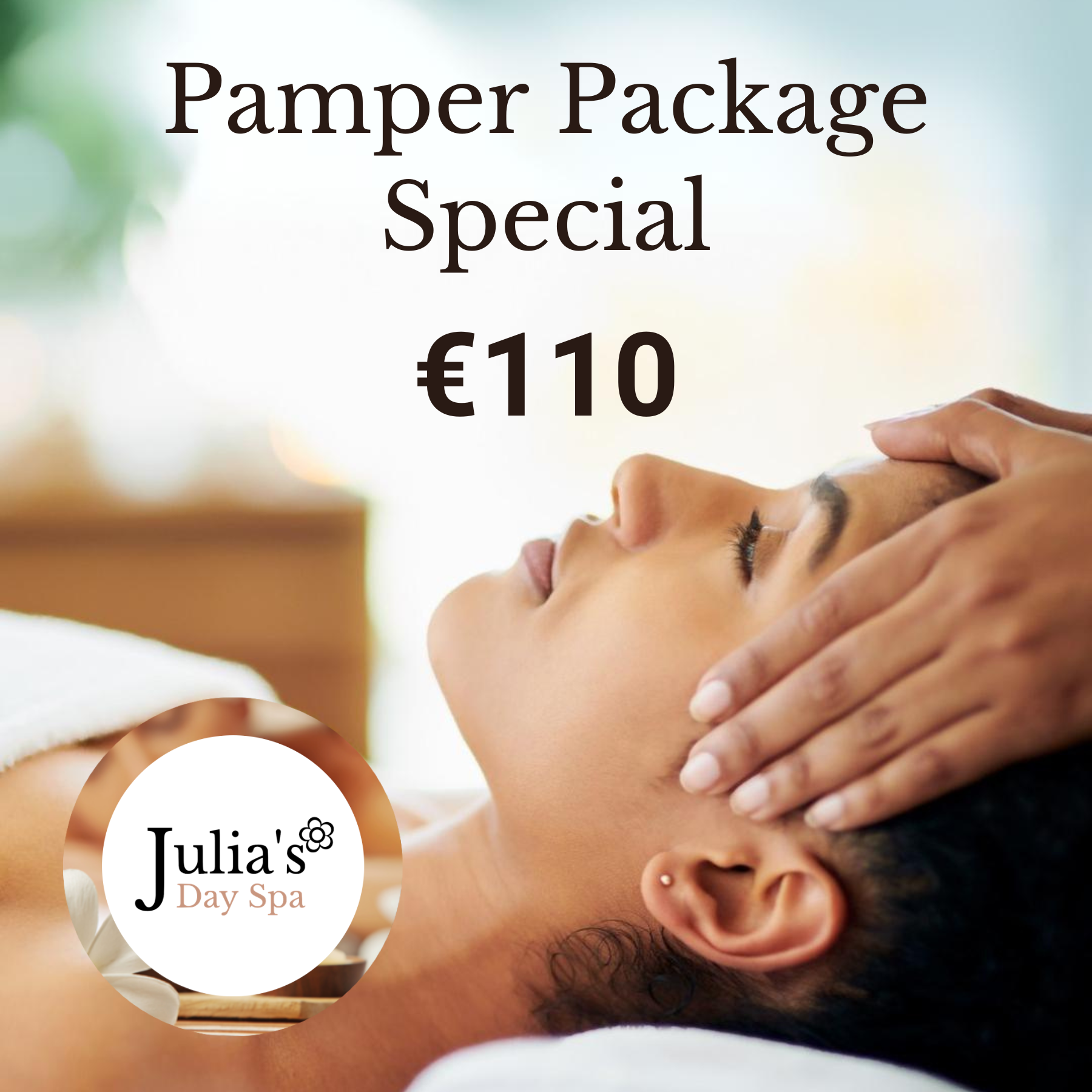 Julia's Day Spa Facebook ad