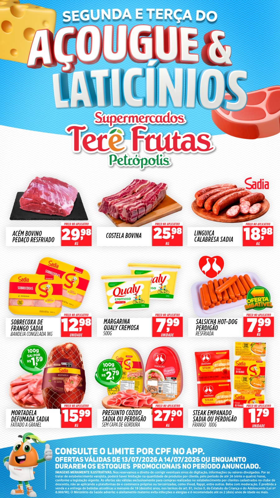 Super Terê Frutas Petrópolis Facebook ad