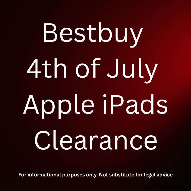 Best Tech Search Facebook ad: Bestbuy 4th of July Apple iPads Clearance