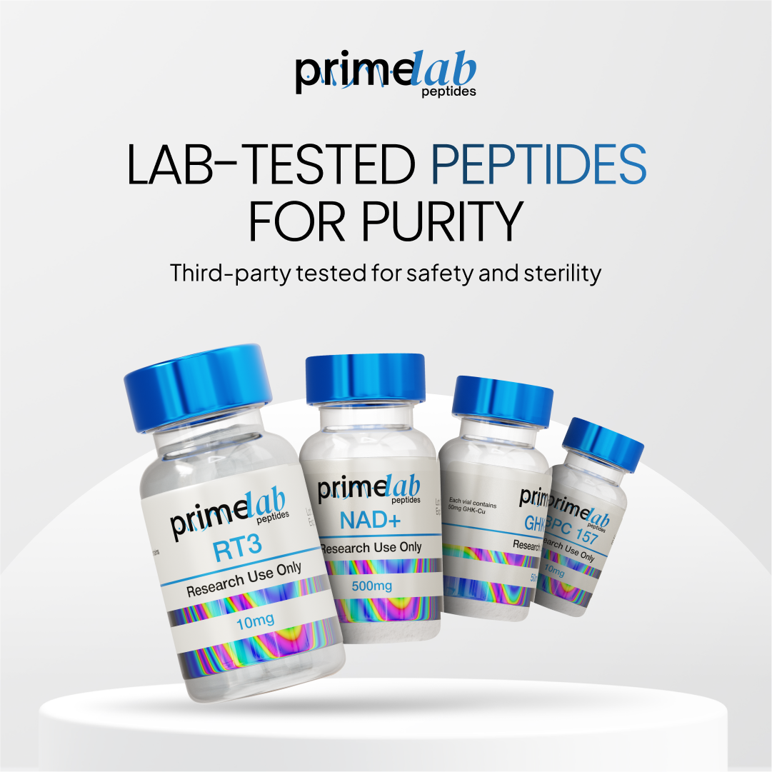 Prime Lab Peptides Facebook ad