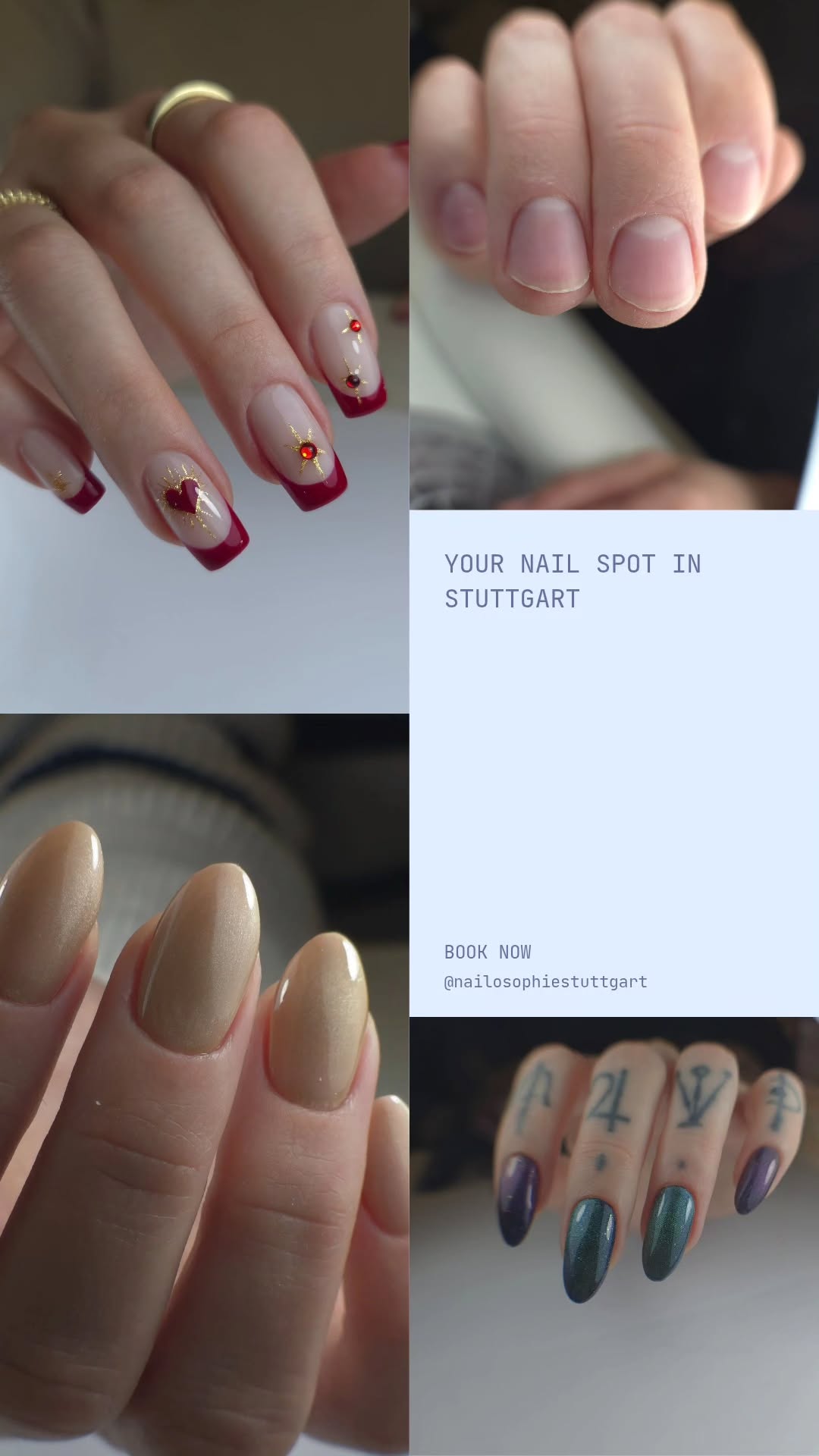 Nailosophie Stuttgart Facebook ad from Jan 18, 2025