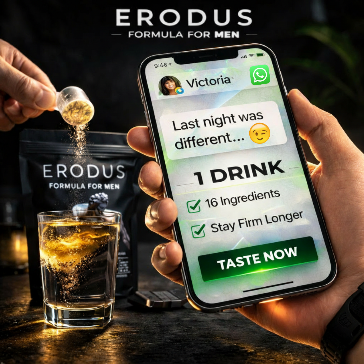 Erodus Formula For Men Facebook ad