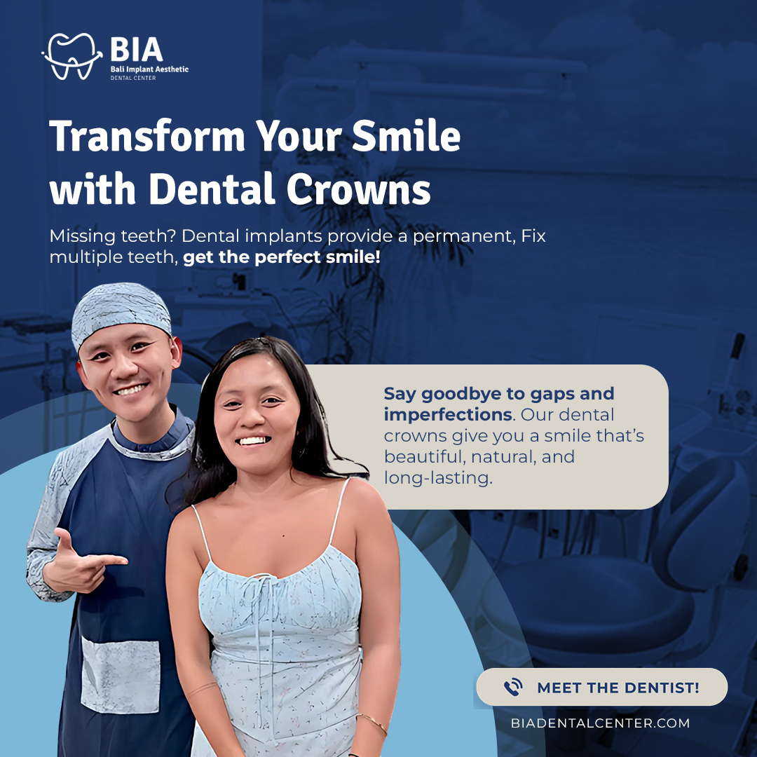 BIA Dental Center Facebook ad: Say goodbye to gaps and imperfections with BIA’s…