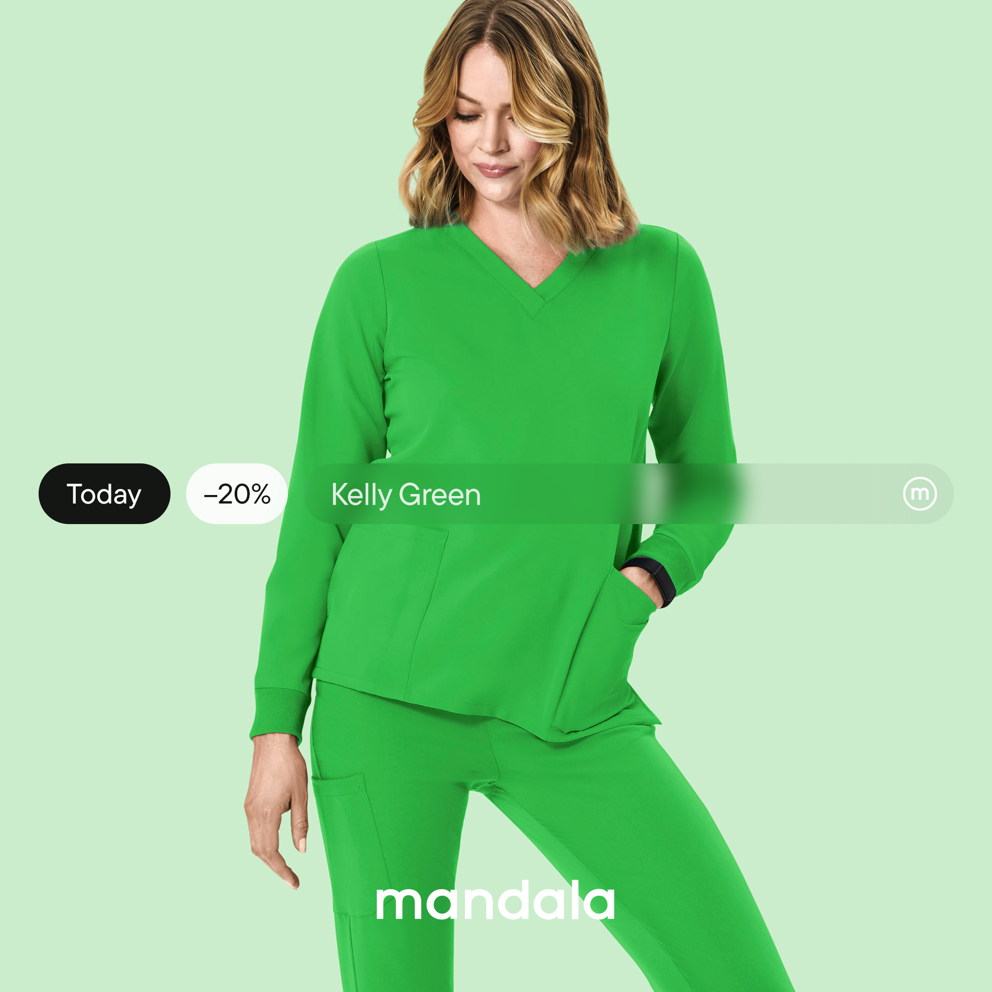 Mandala Scrubs Facebook ad