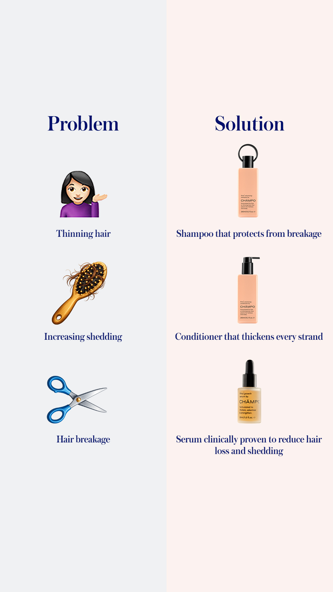 Chāmpo Haircare Facebook ad