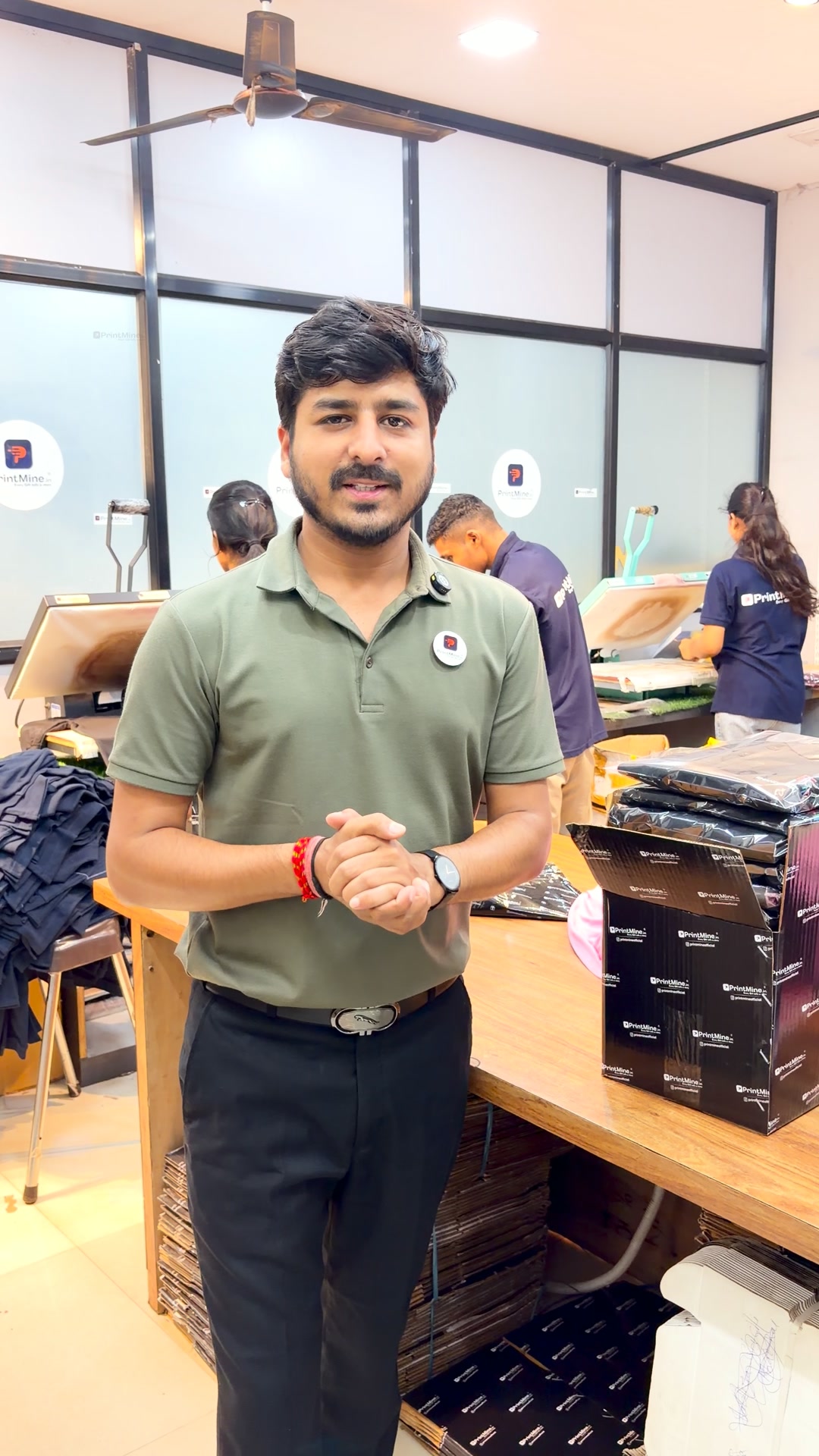 PrintMine Facebook ad: Logo Printed Polo T-Shirts - MOQ 2 Pcs