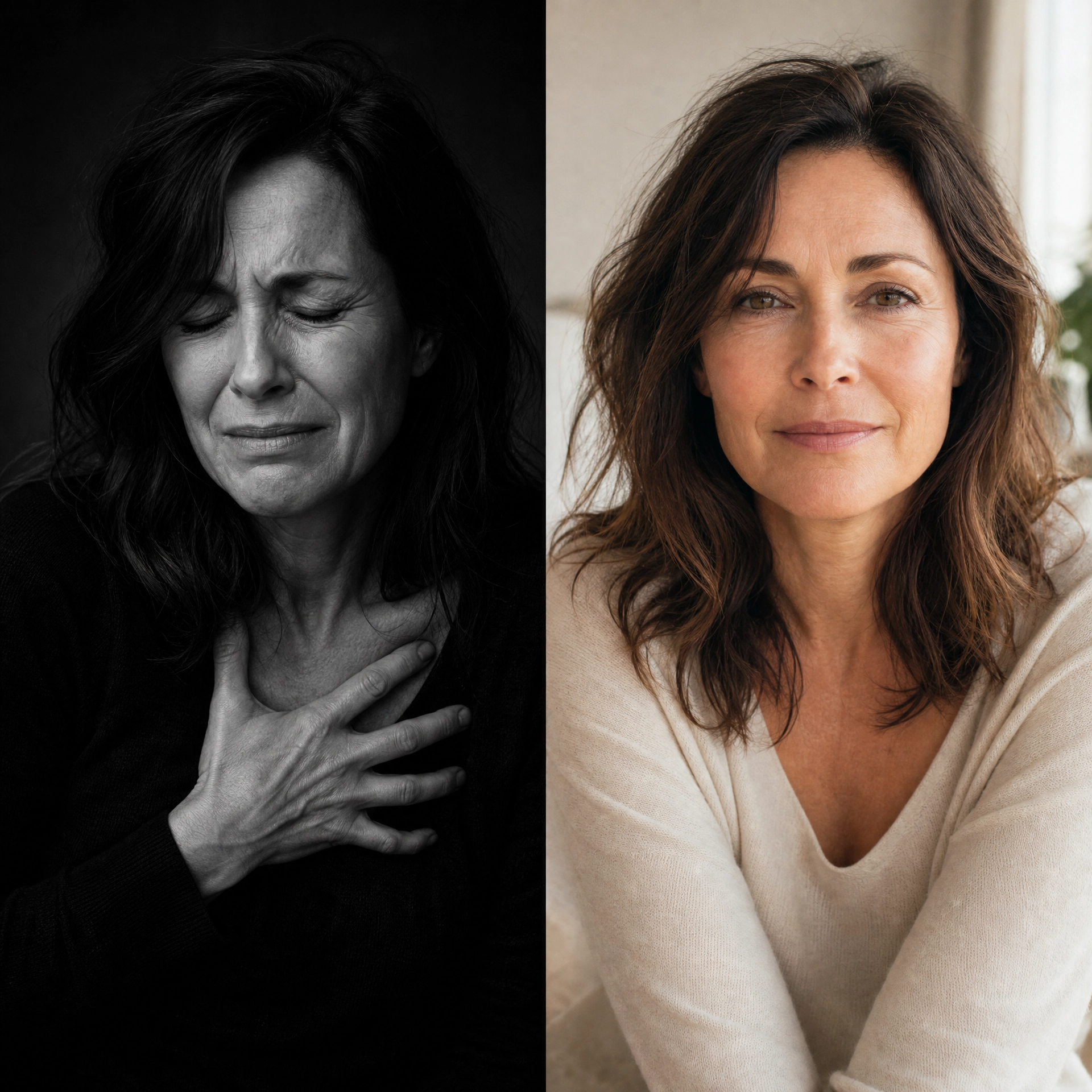 Rachel Connor Facebook ad: Your anxiety isn't in your head. It's in your body. Here's…