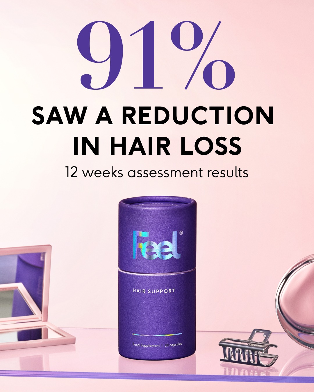 Feel Facebook ad: Try today with 20% off!