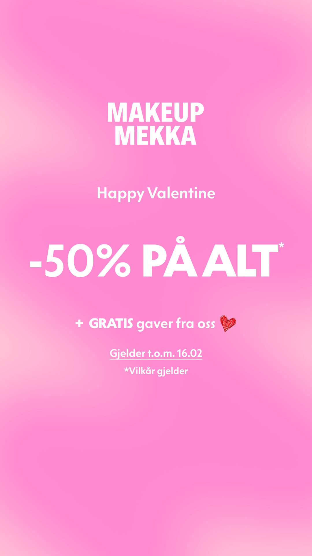 Makeup Mekka Facebook ad from Feb 12, 2026