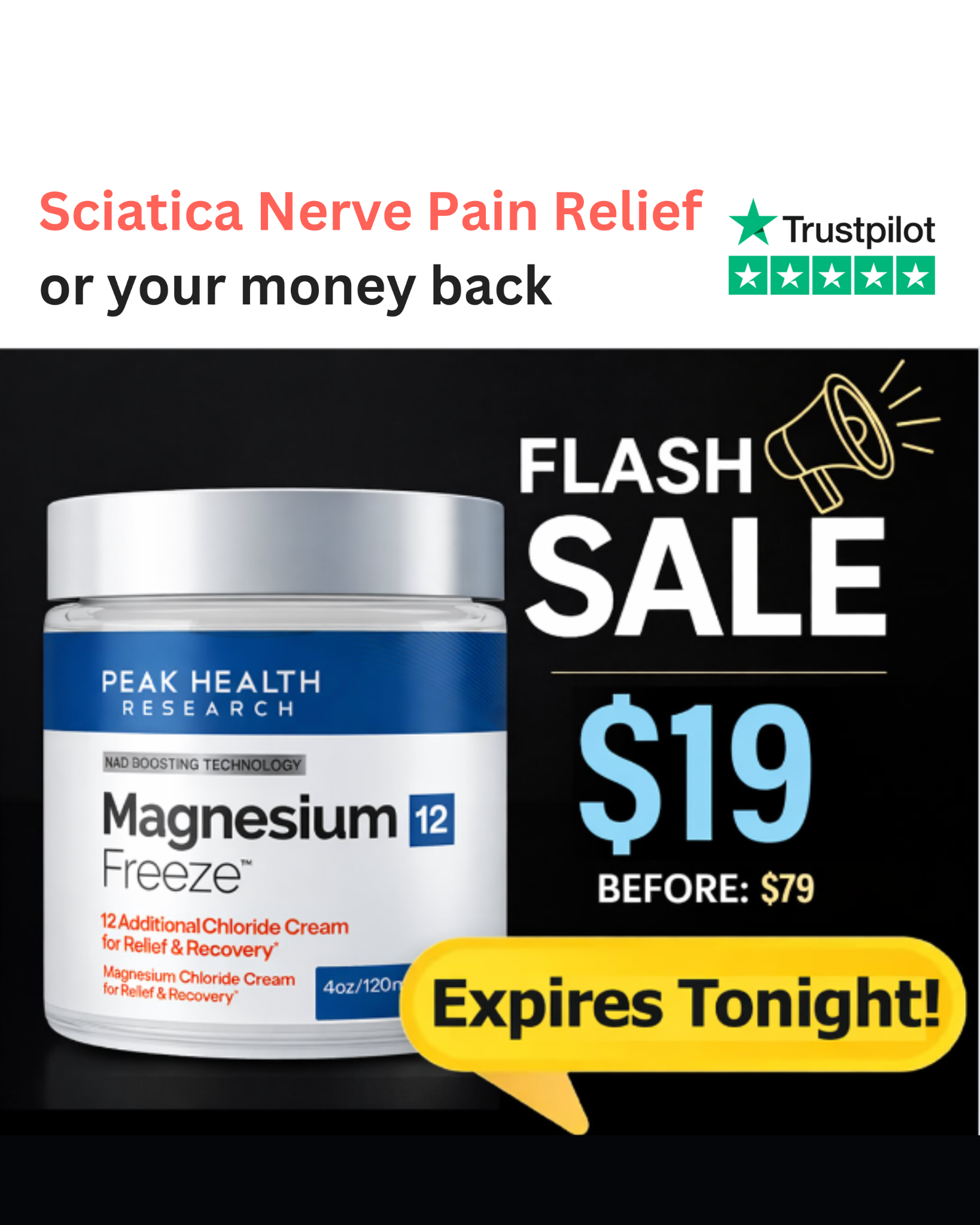 Sciatica Health Center Facebook ad