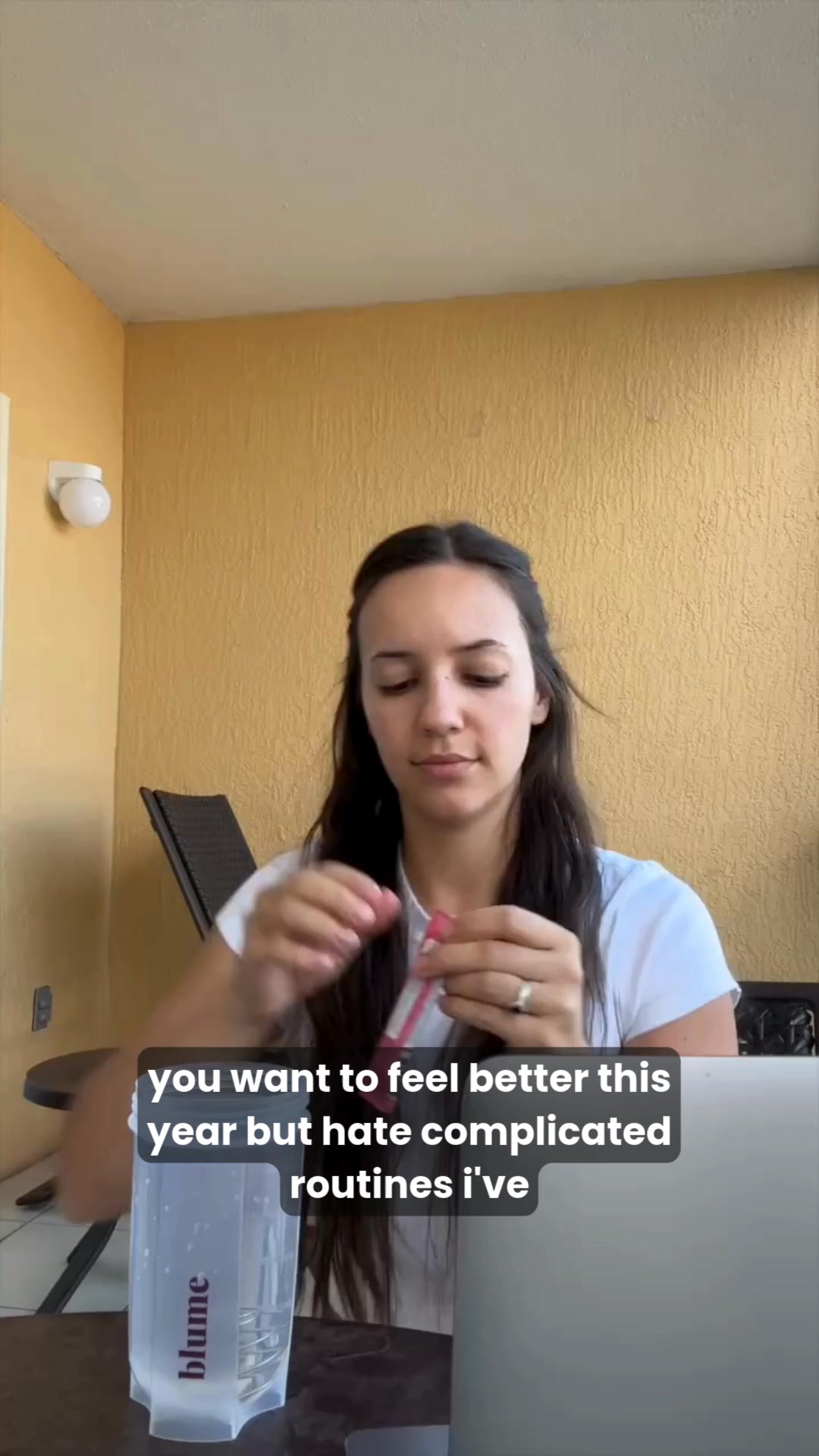 Blume Facebook ad: Gut Support & Hydration in One