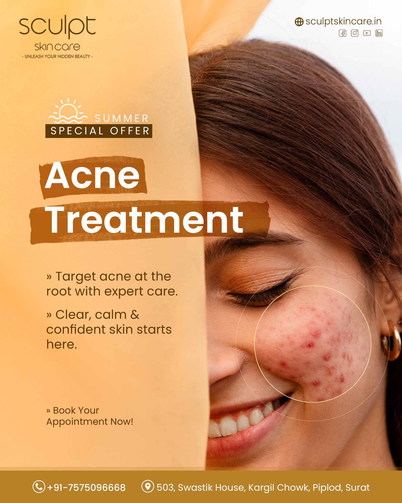 Sculpt Skin Care Facebook ad