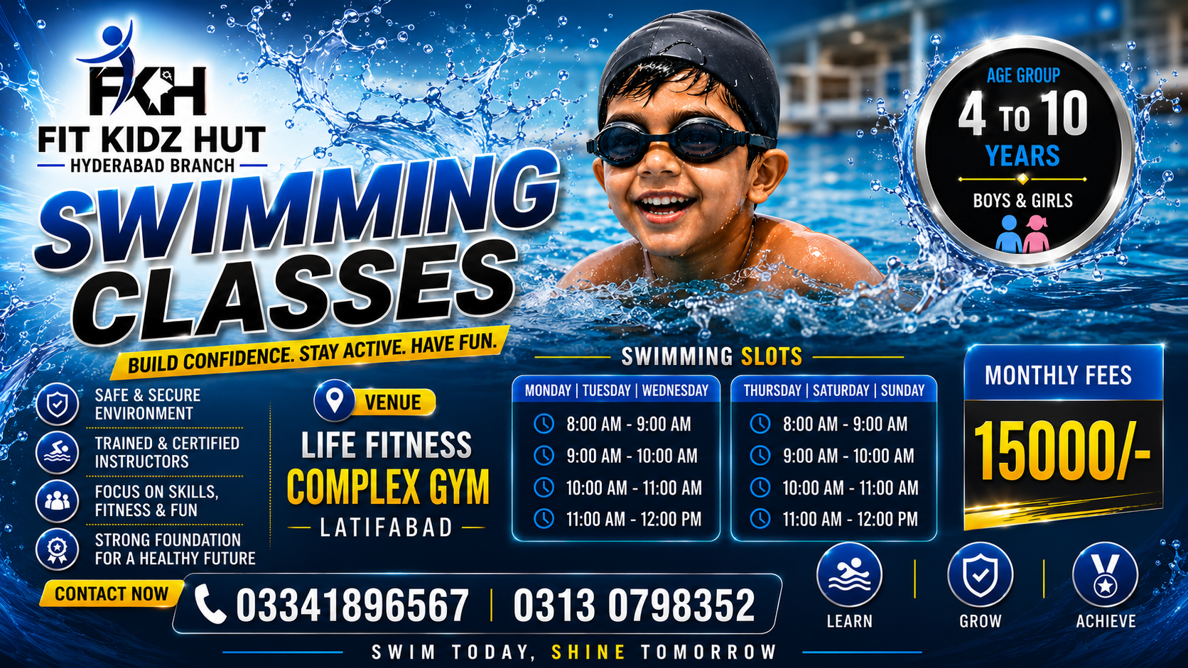 FIT KIDZ HUT Facebook ad