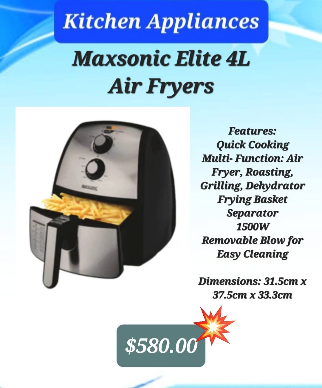 Triple A Appliances and Gadgets Facebook ad: Crafting happiness, one recipe at a time