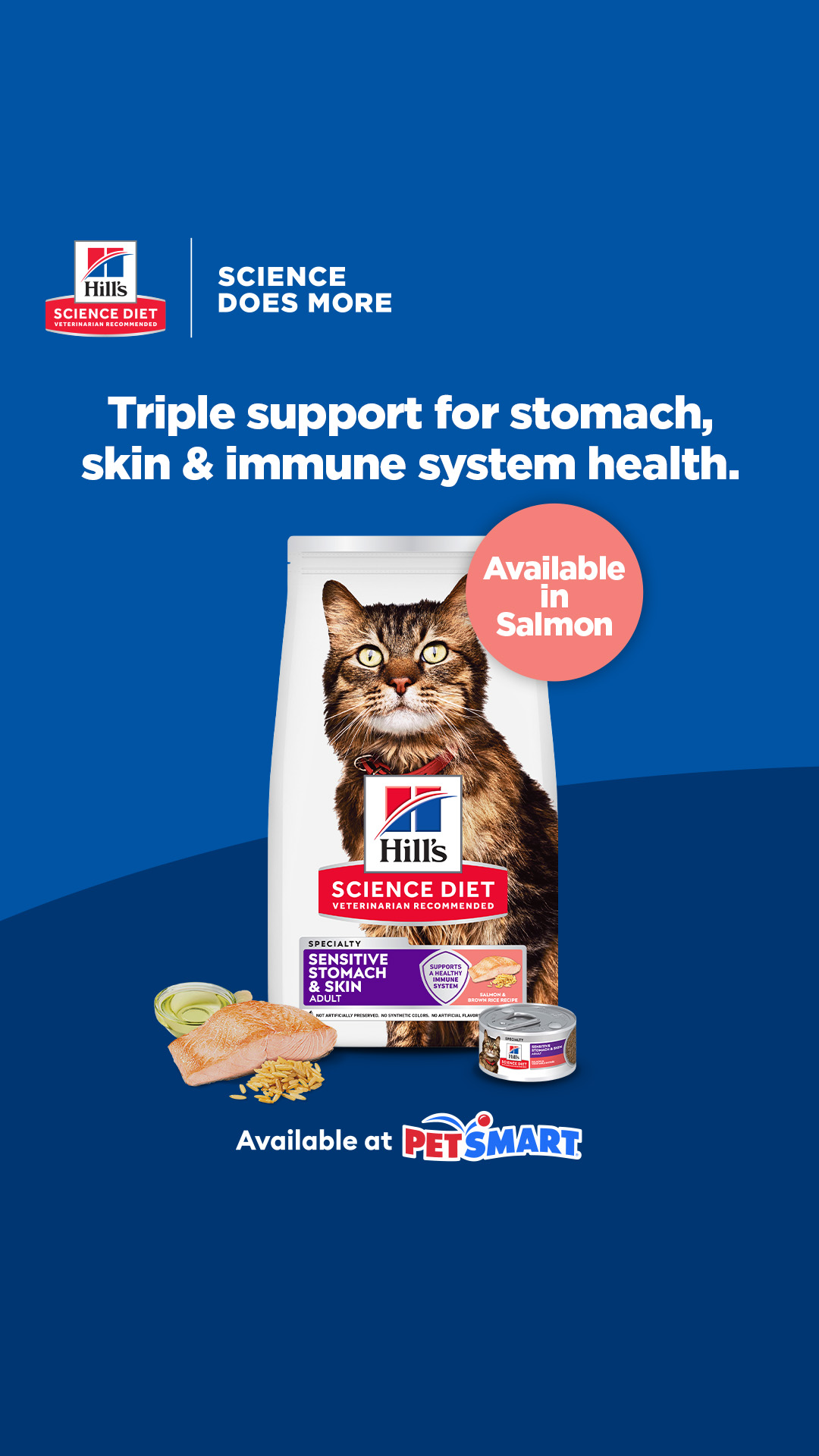 PetSmart Facebook ad: Sensitive Stomach & Skin