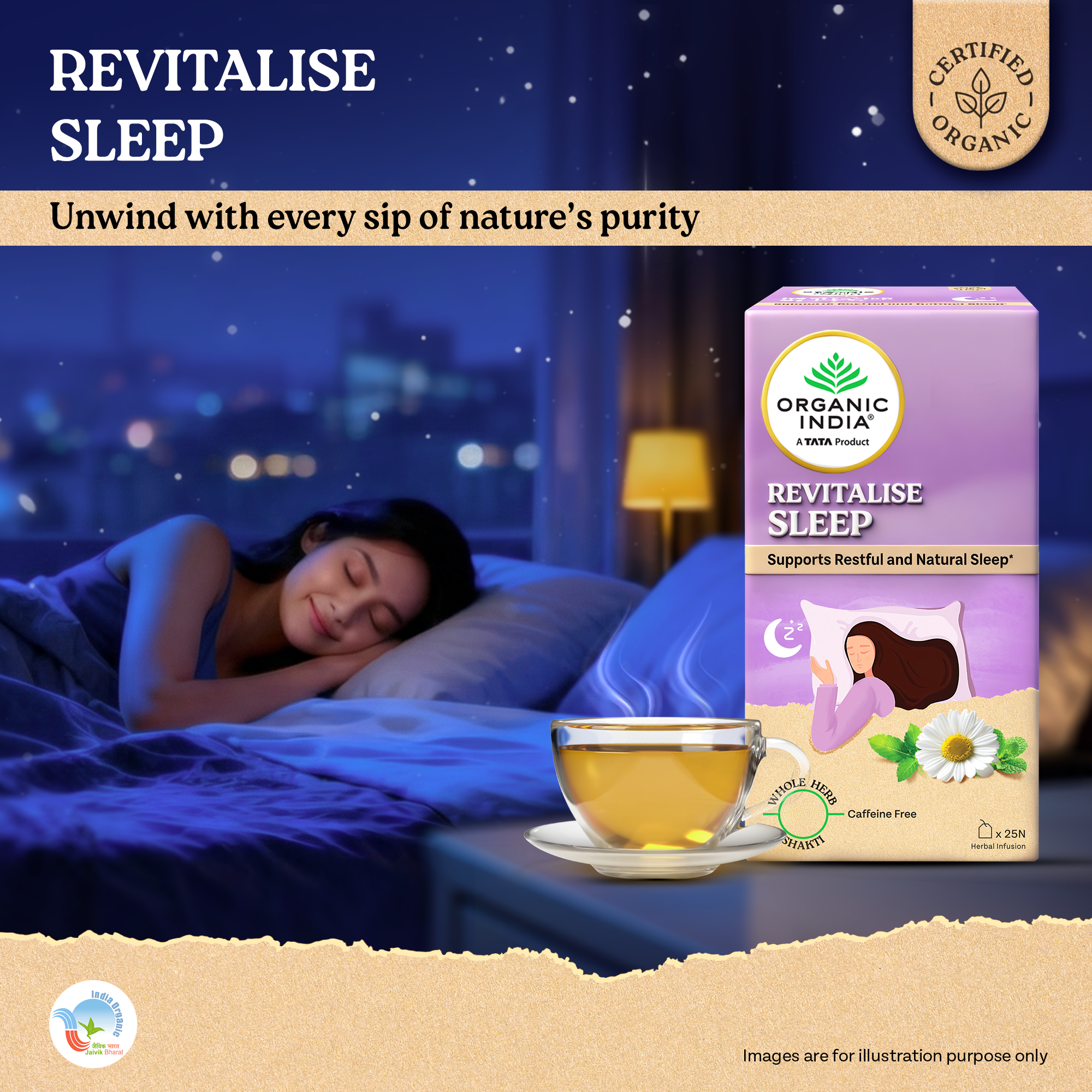 Organic India Facebook ad