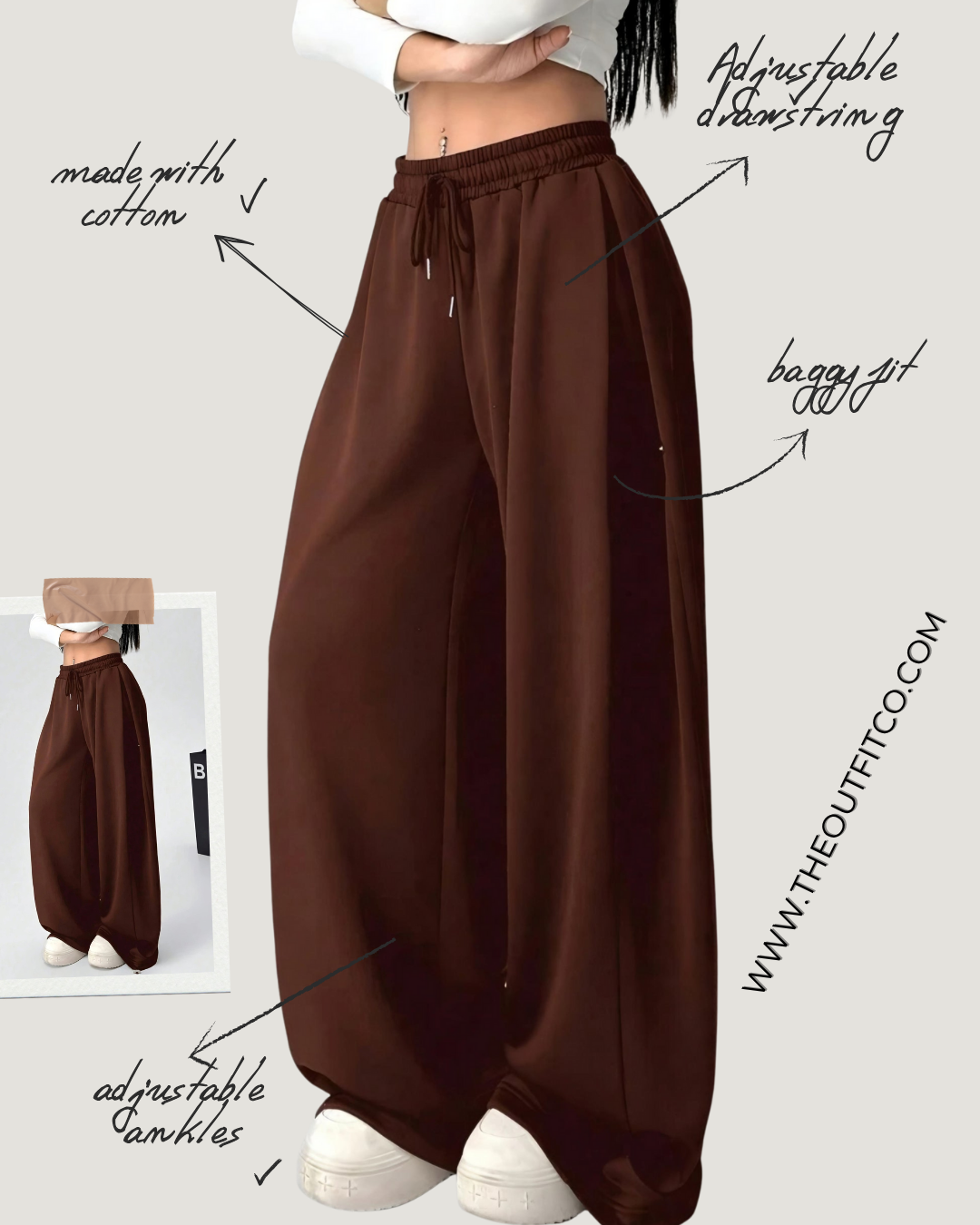 The Outfit co -TOC Facebook ad: Ultra-Baggy Cotton Pants Are Here!