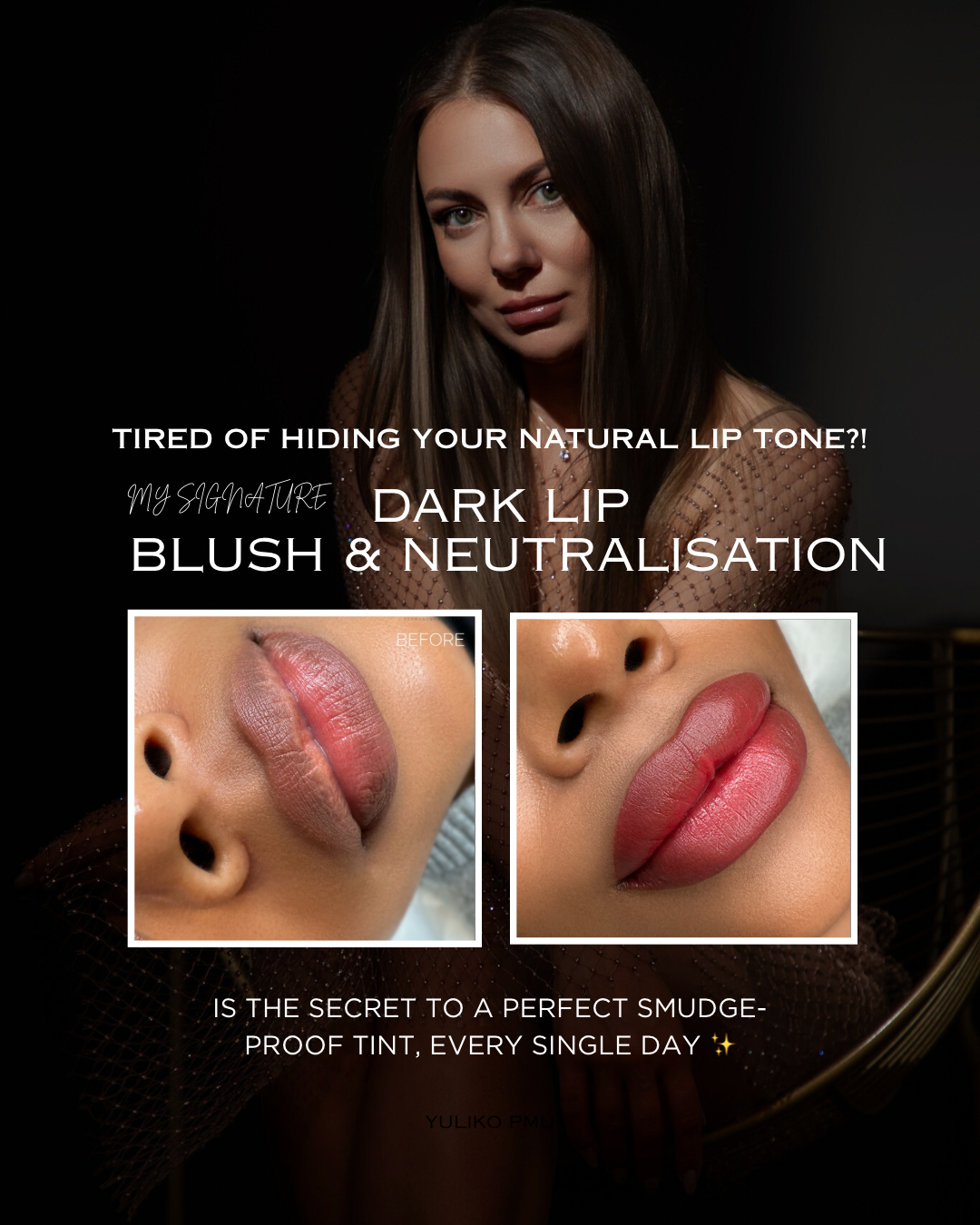 Yuliko PMU Artist London Facebook ad from Apr 15, 2026